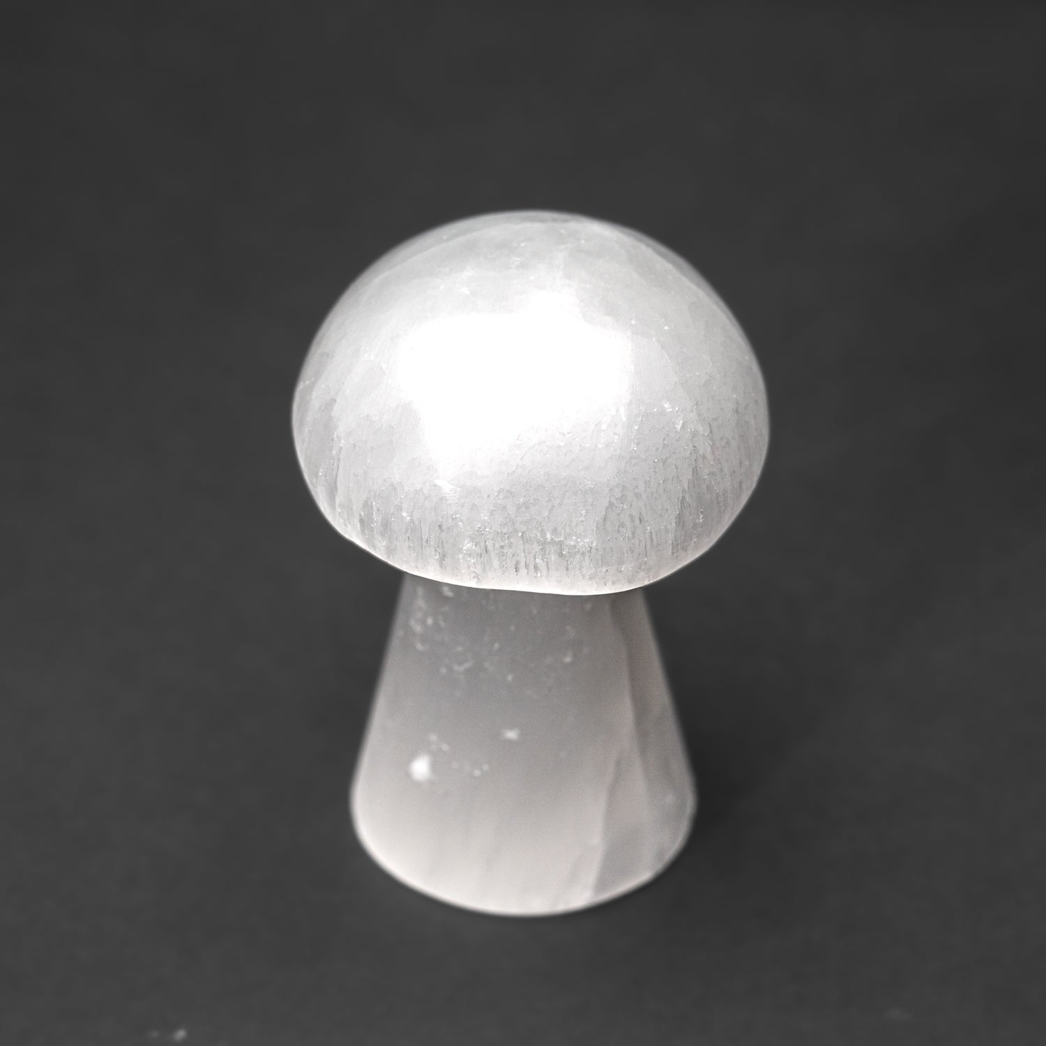 Genuine Polished Selenite Crystal Reiki Mushroom (Medium)