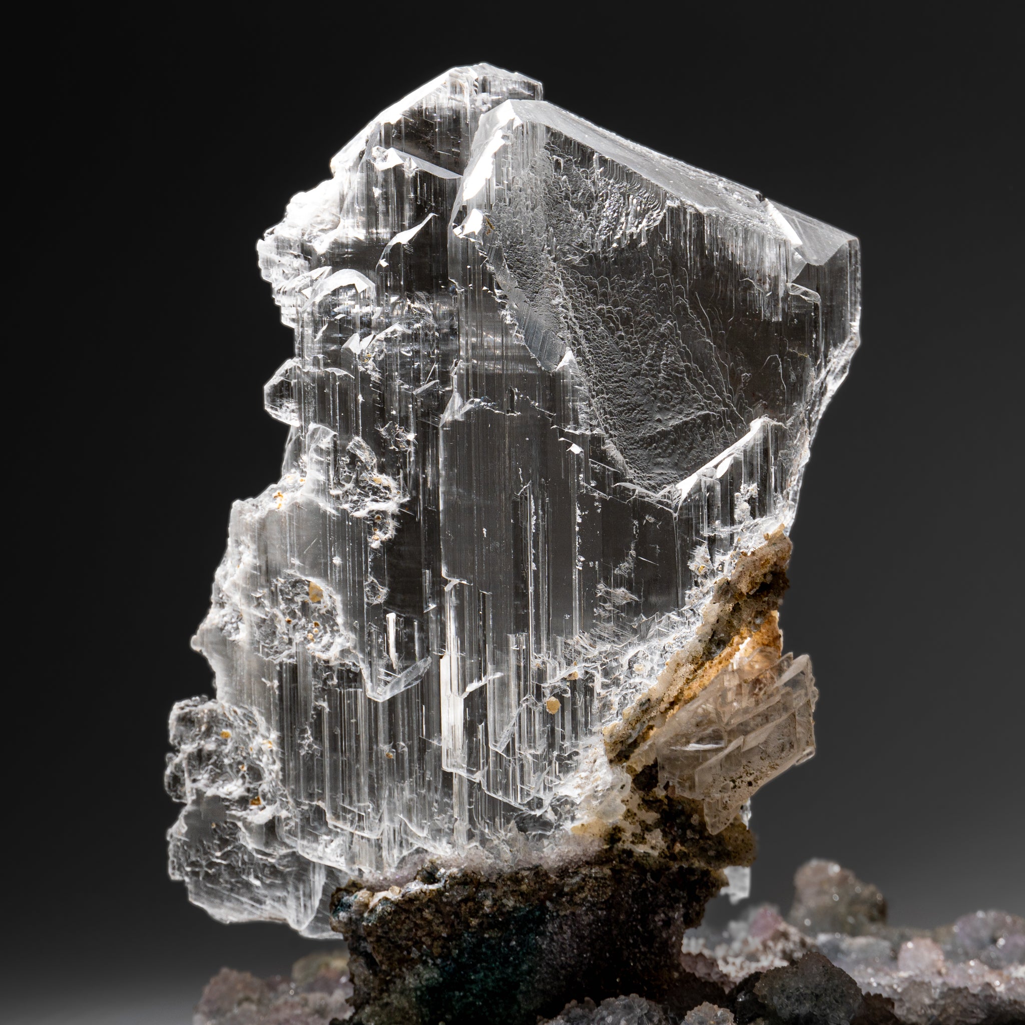 Gypsum Var. Selenite on Matrix from Rio Grande do Sul, Brazil (13.6 lbs)