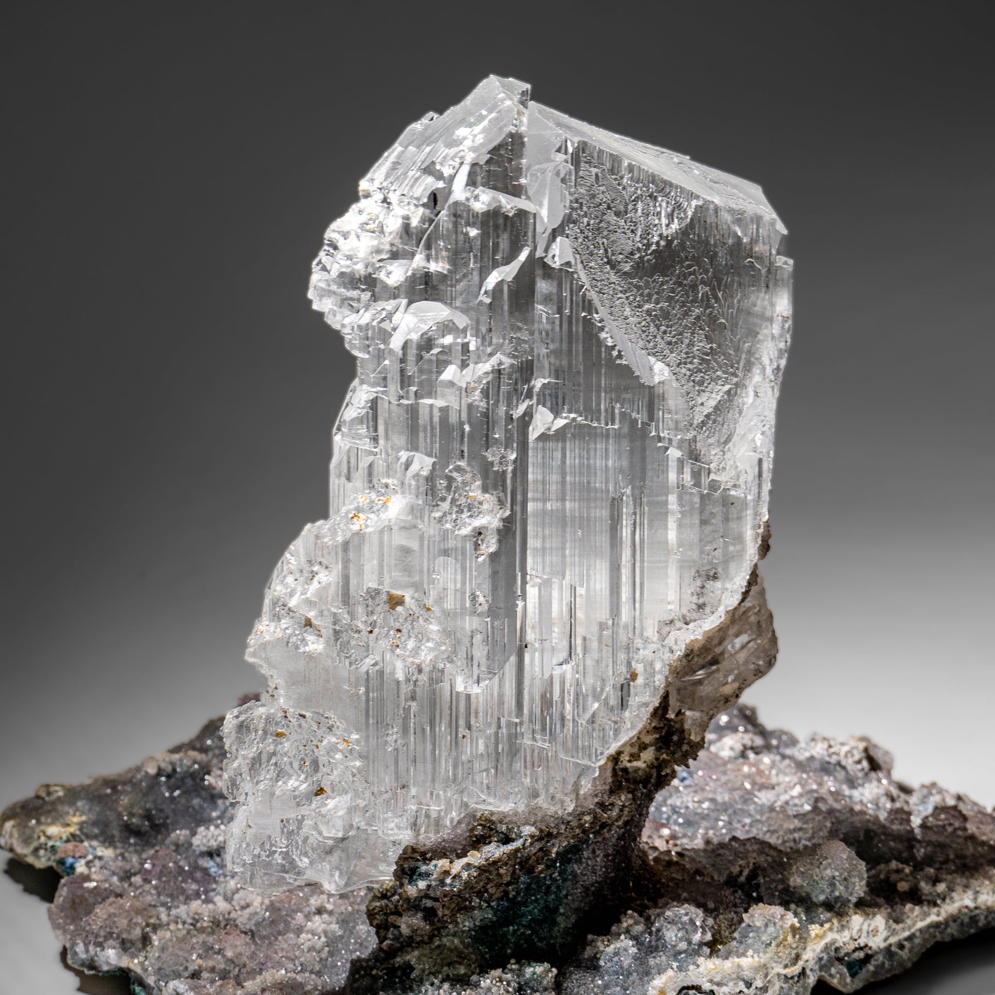 Gypsum Var. Selenite on Matrix from Rio Grande do Sul, Brazil (13.6 lbs)