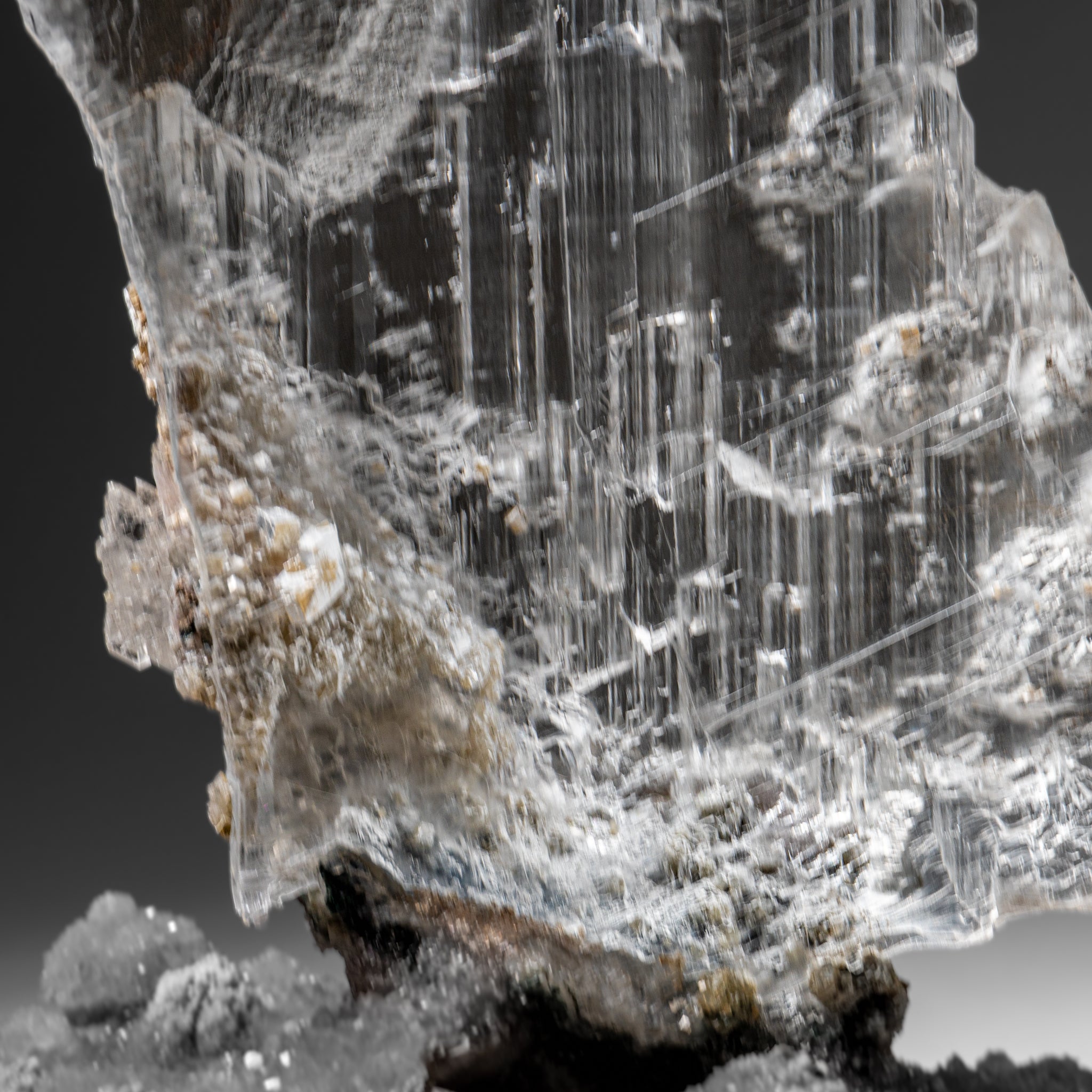 Gypsum Var. Selenite on Matrix from Rio Grande do Sul, Brazil (13.6 lbs)