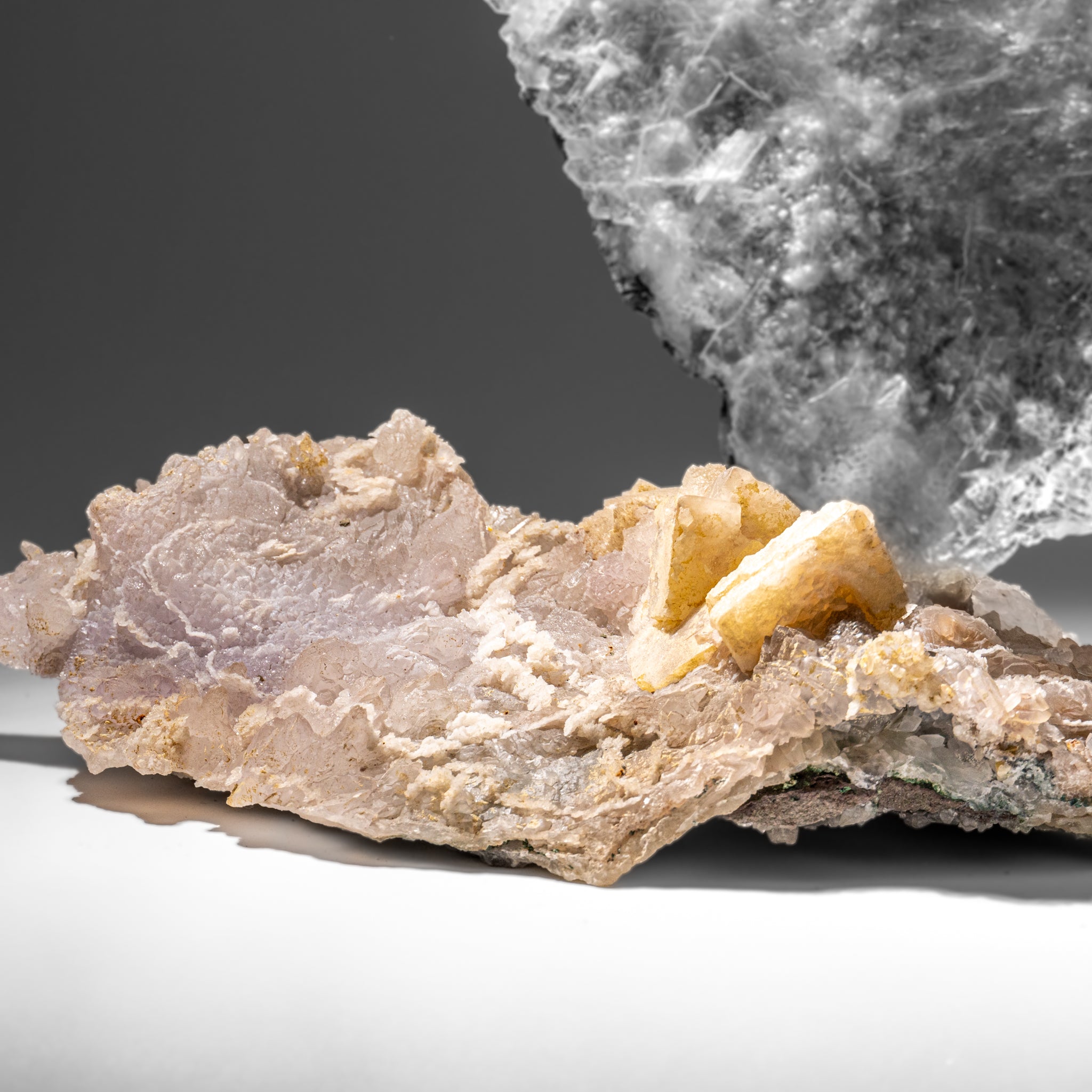 Gypsum Var. Selenite on Matrix from Rio Grande do Sul, Brazil (17.5 lbs)