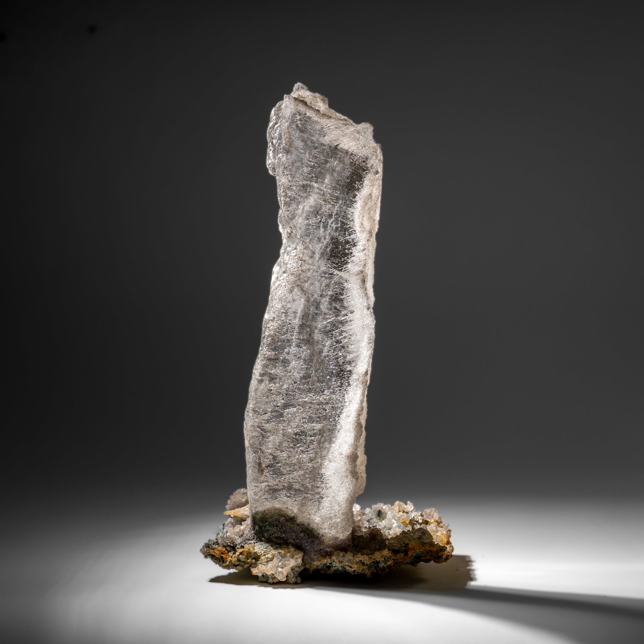 Gypsum Var. Selenite on Matrix from Rio Grande do Sul, Brazil (19 lbs)