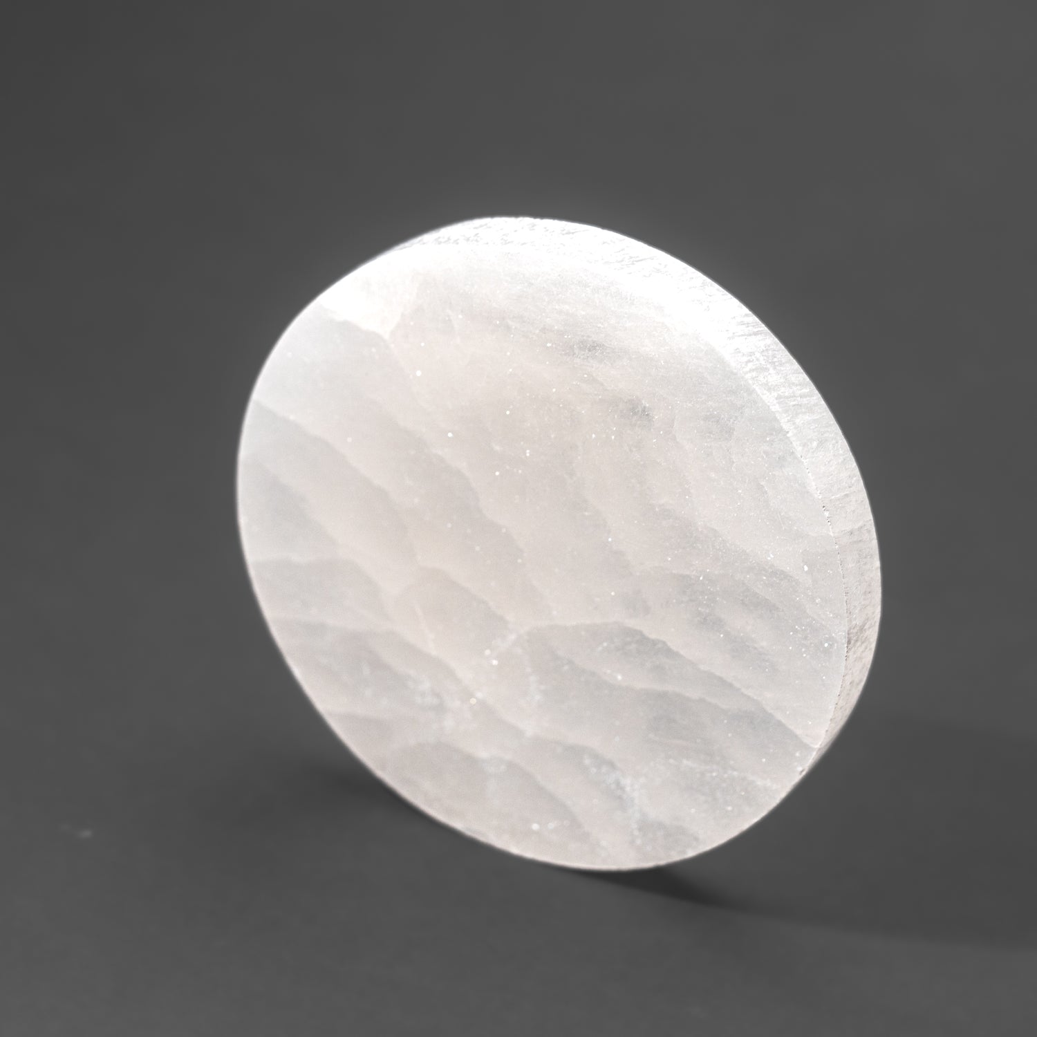 Genuine Selenite Crystal Charging Plate