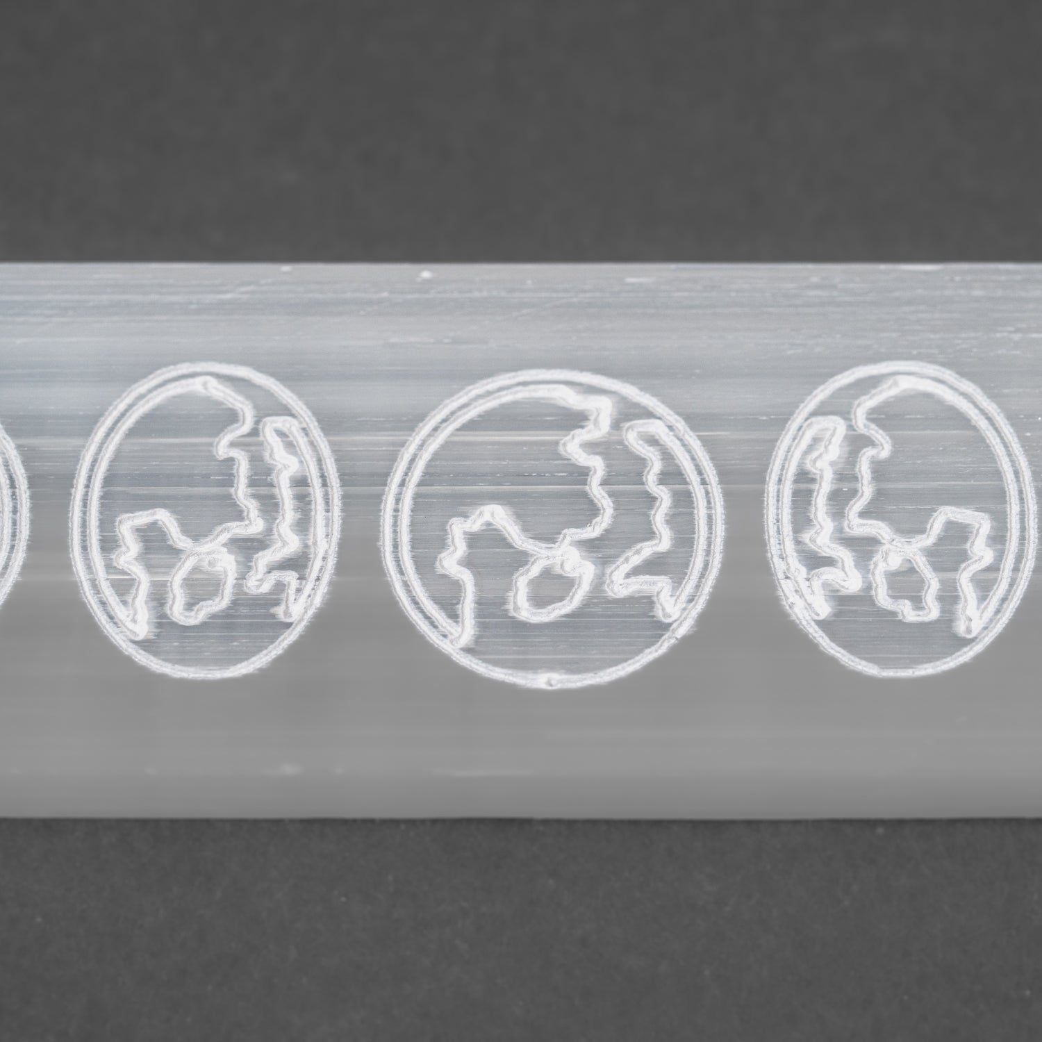 Selenite Moon Phase Engraved Charging Bar