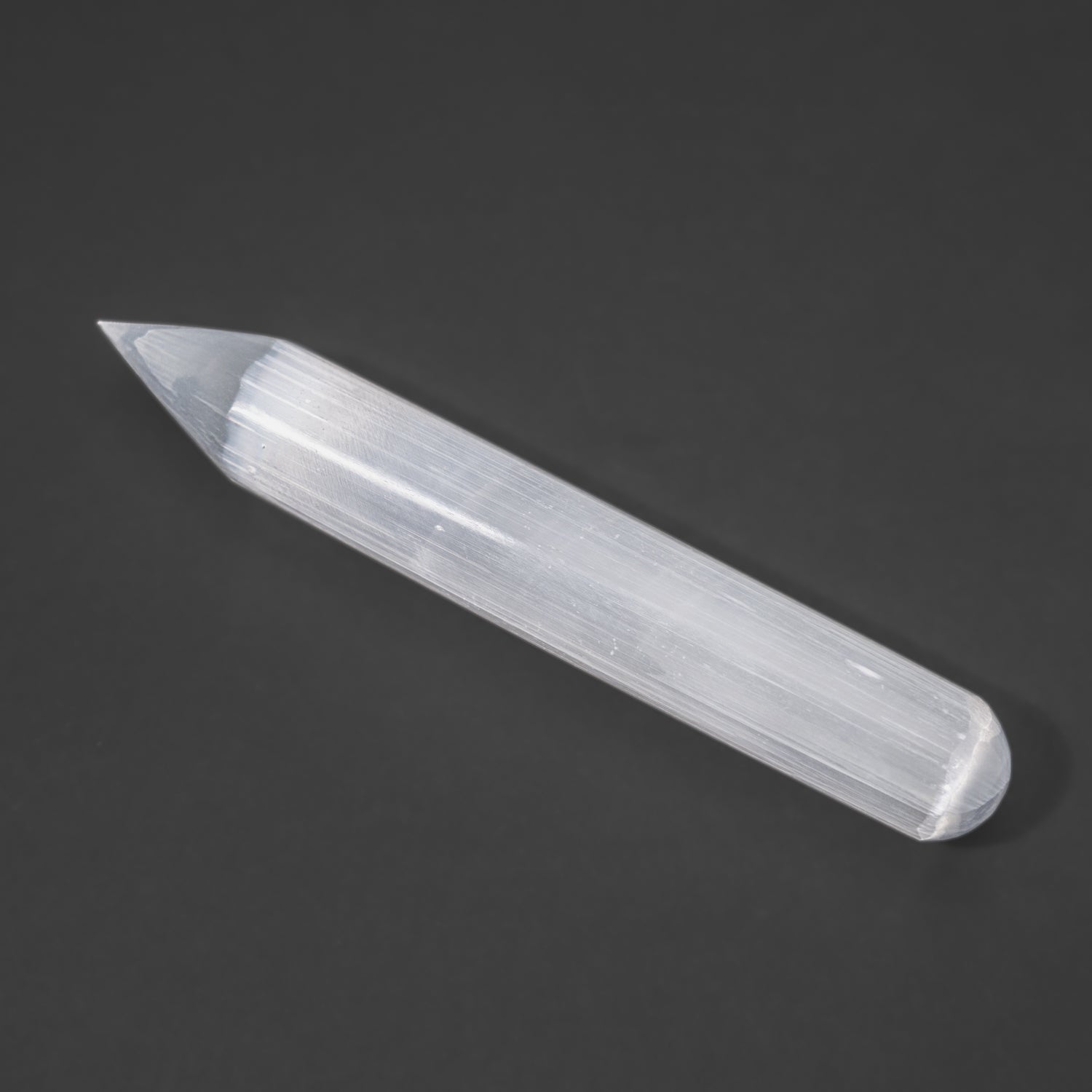 Selenite Point Massage Wand From Morocco