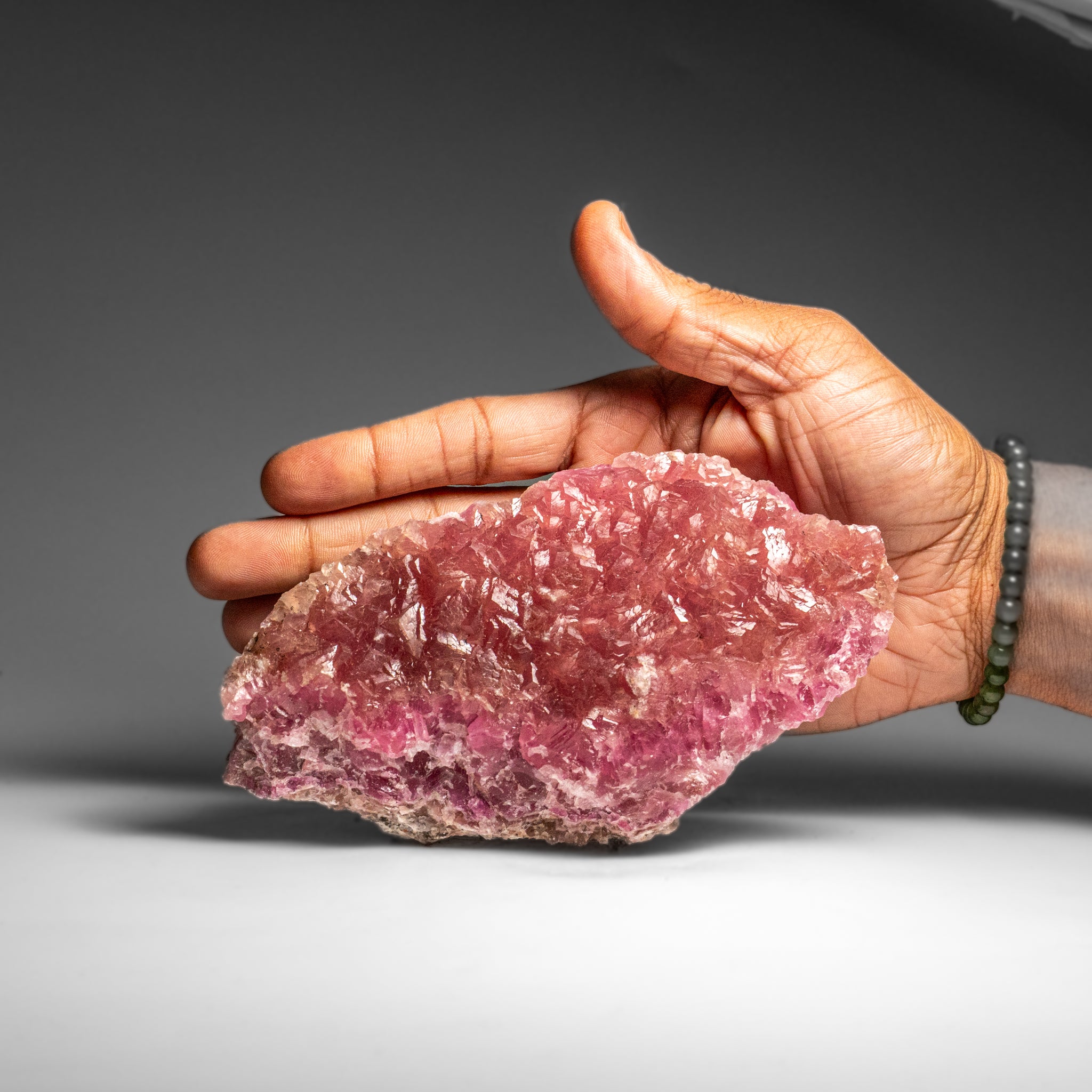 Cobaltoan Calcite from Agoudal Mine, Anti-Atlas Mountains, Ouarzazate, Morocco