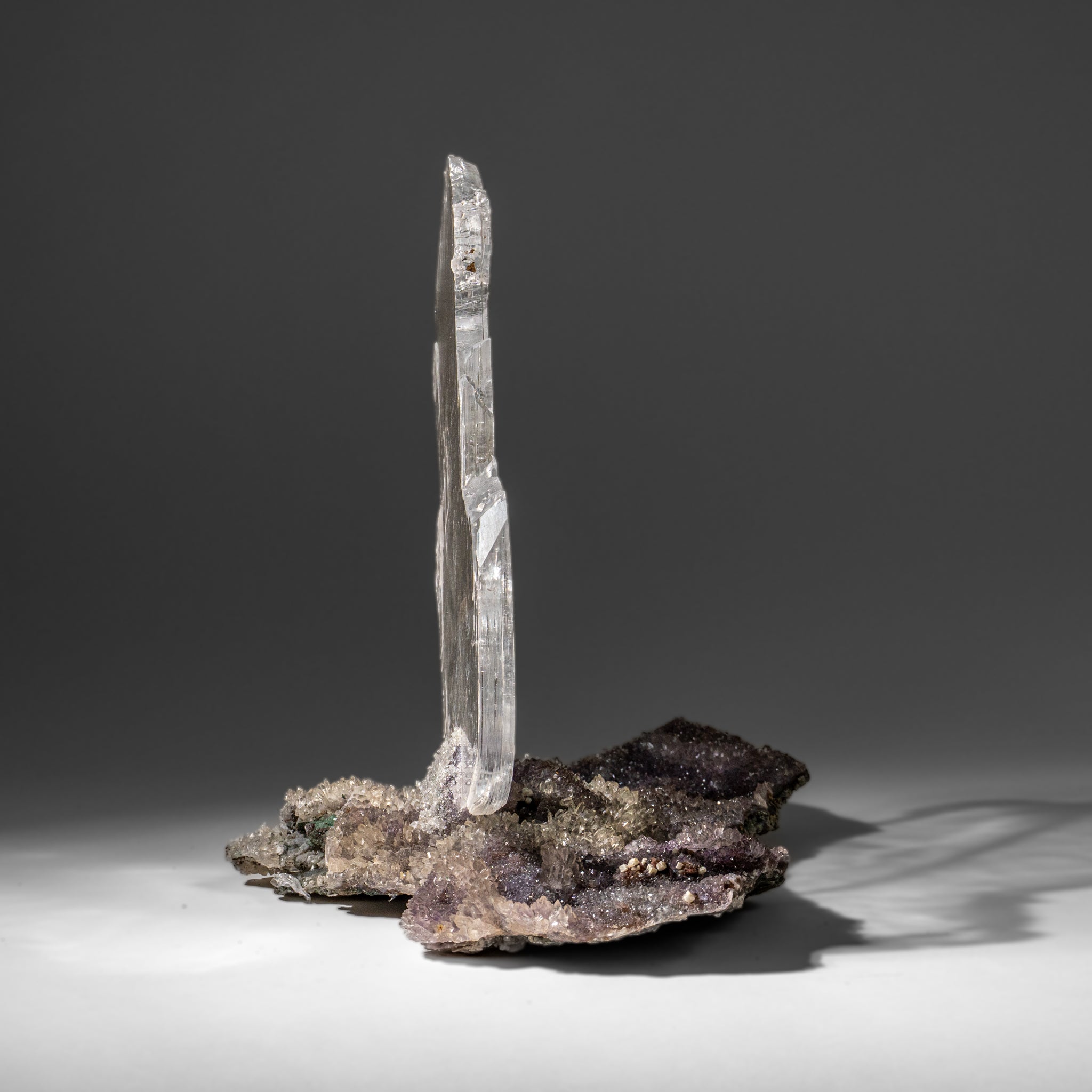 Gypsum Var. Selenite on Matrix from Rio Grande do Sul, Brazil (9.5 lbs)