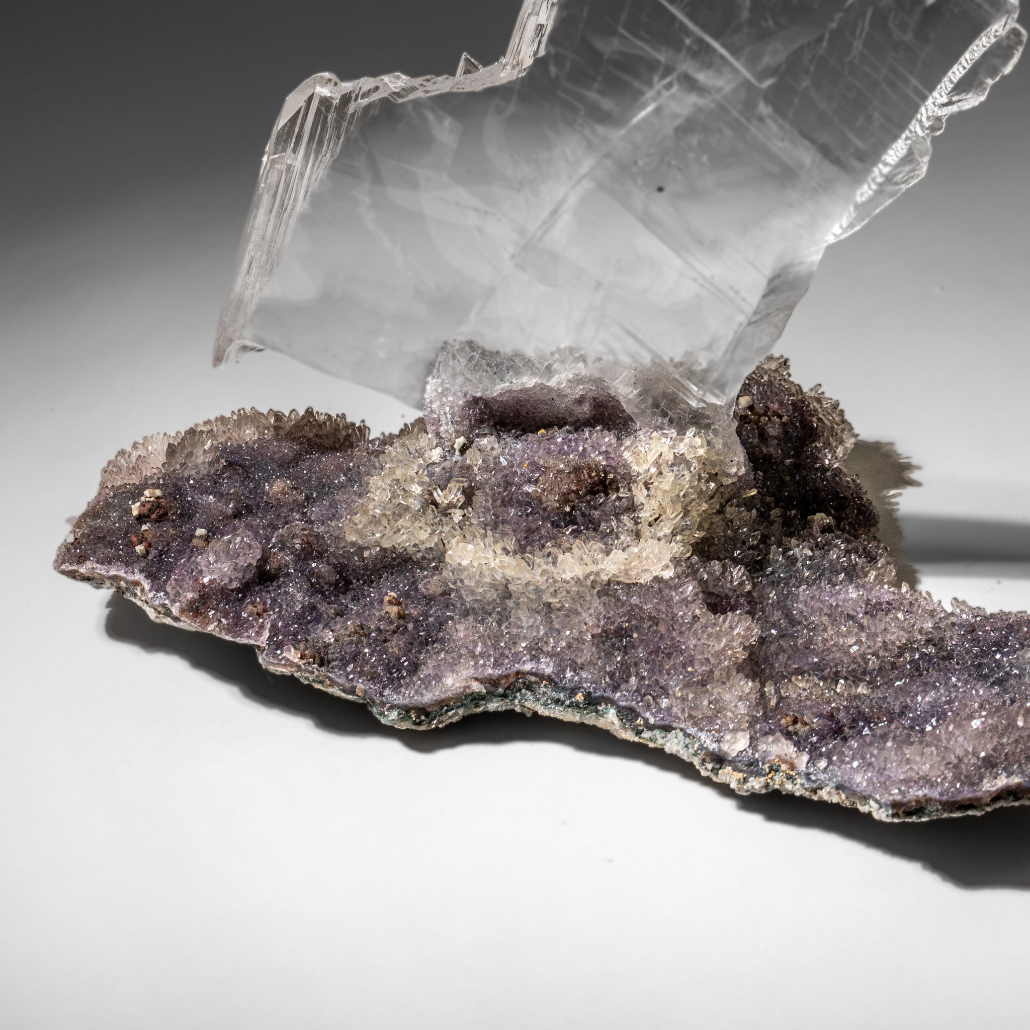 Gypsum Var. Selenite on Matrix from Rio Grande do Sul, Brazil (9.5 lbs)