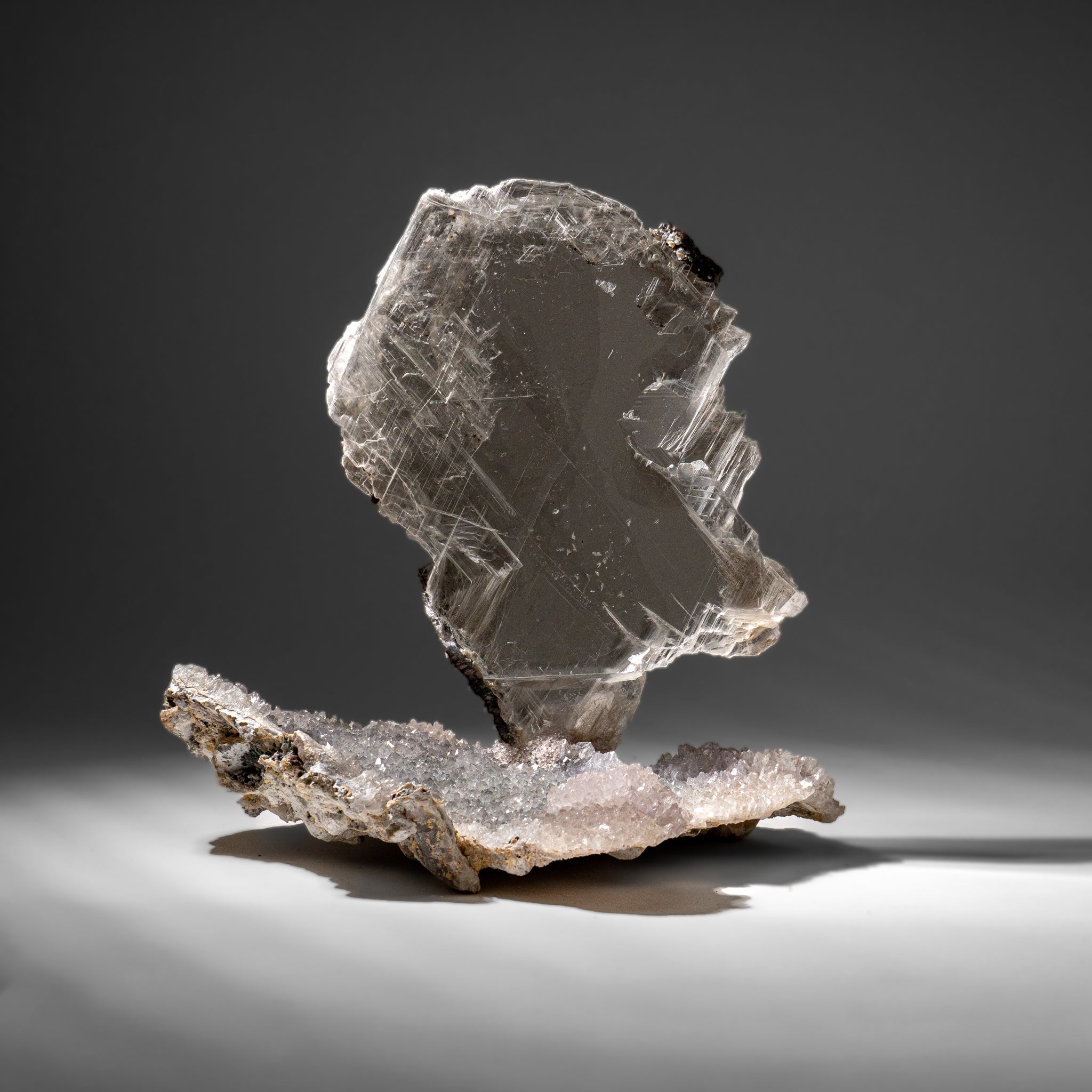 Gypsum Var. Selenite on Matrix from Rio Grande do Sul, Brazil (12.5 lbs)