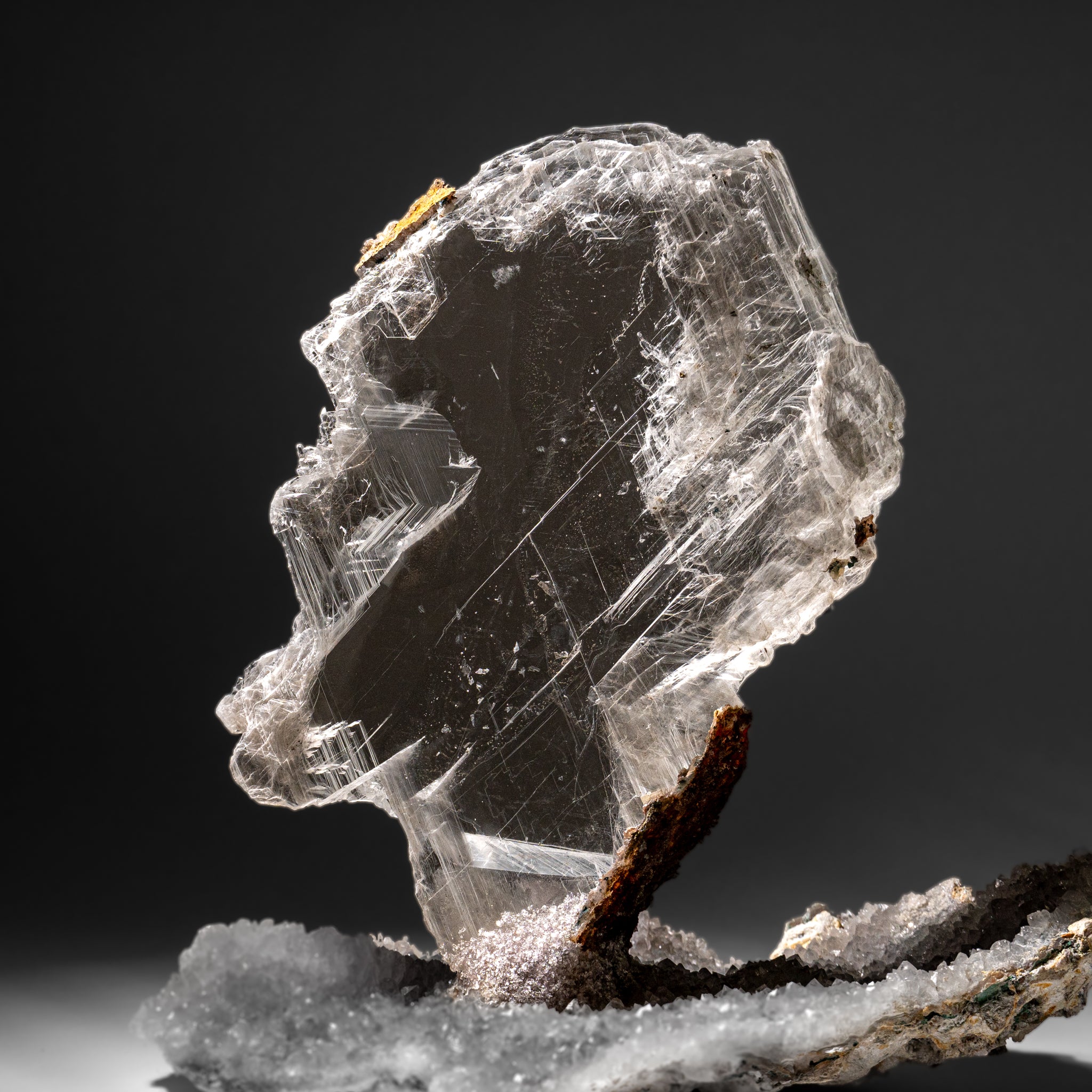 Gypsum Var. Selenite on Matrix from Rio Grande do Sul, Brazil (12.5 lbs)
