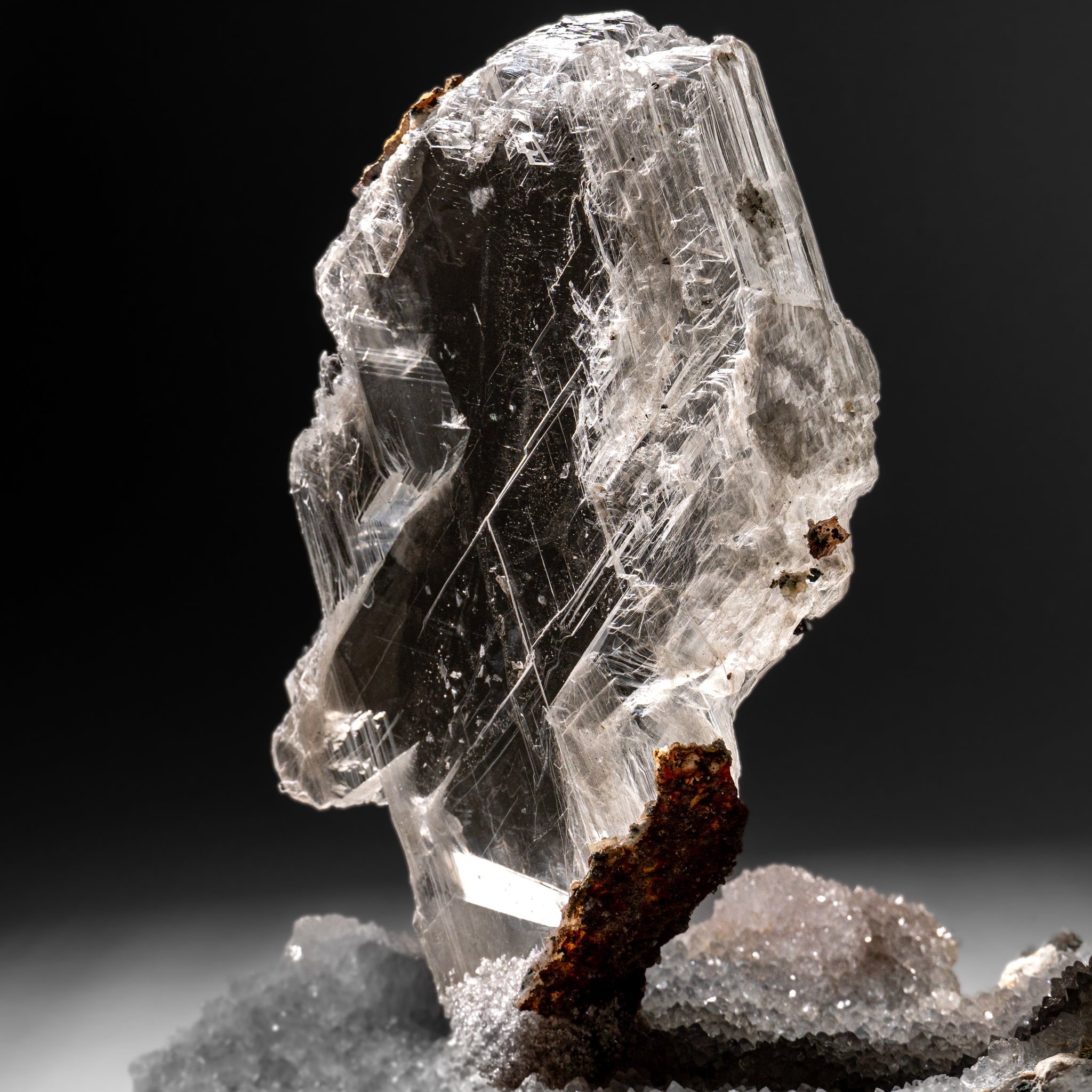 Gypsum Var. Selenite on Matrix from Rio Grande do Sul, Brazil (12.5 lbs)