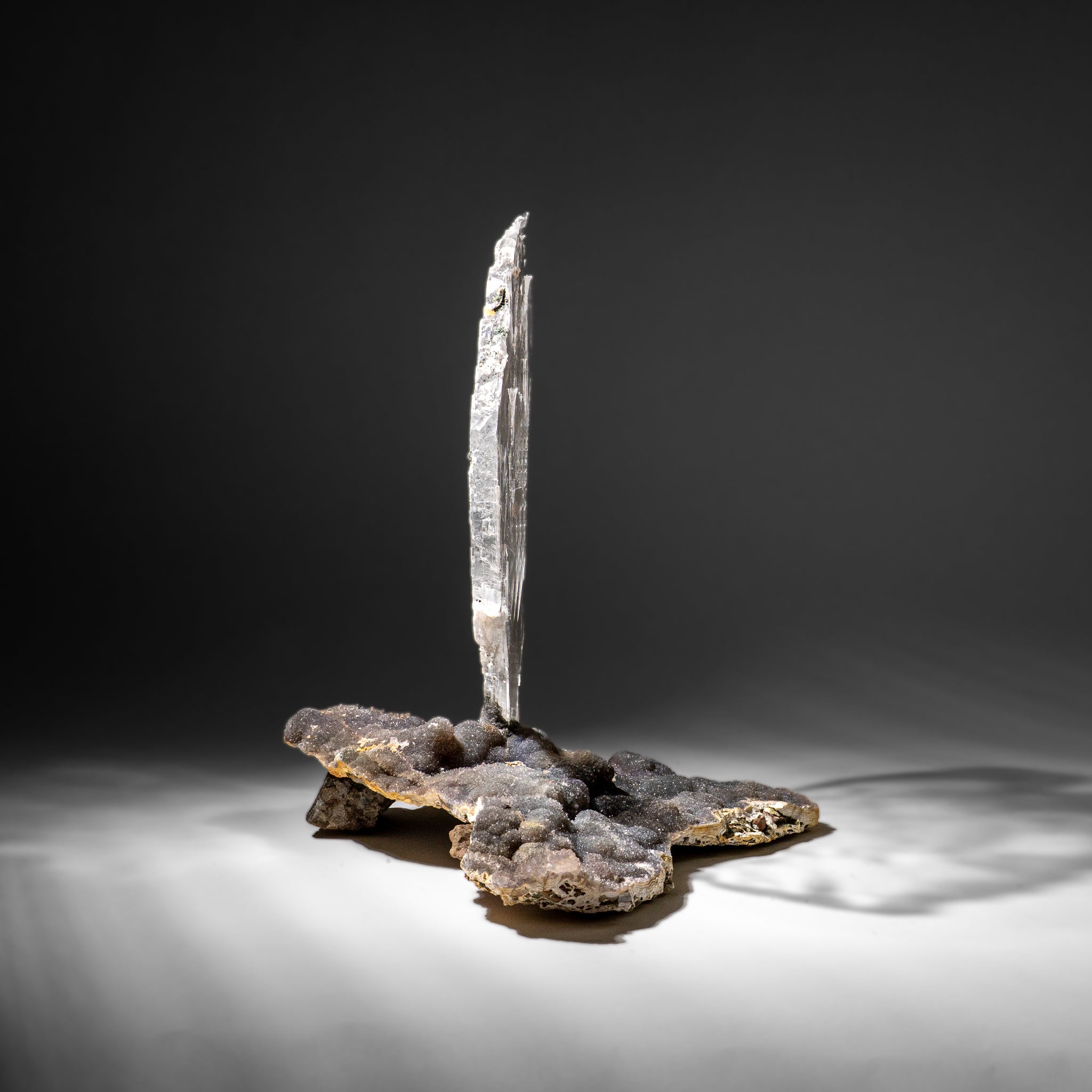Gypsum Var. Selenite on Matrix from Rio Grande do Sul, Brazil (11.5 lbs)