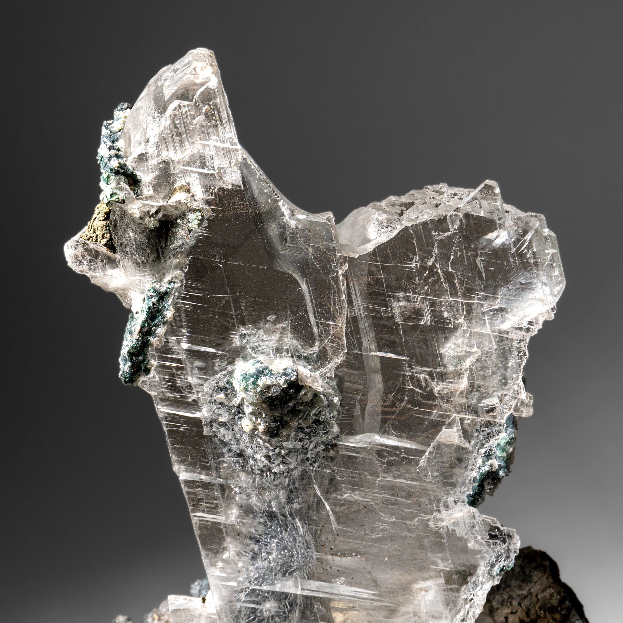 Gypsum Var. Selenite on Matrix from Rio Grande do Sul, Brazil (23 lbs)
