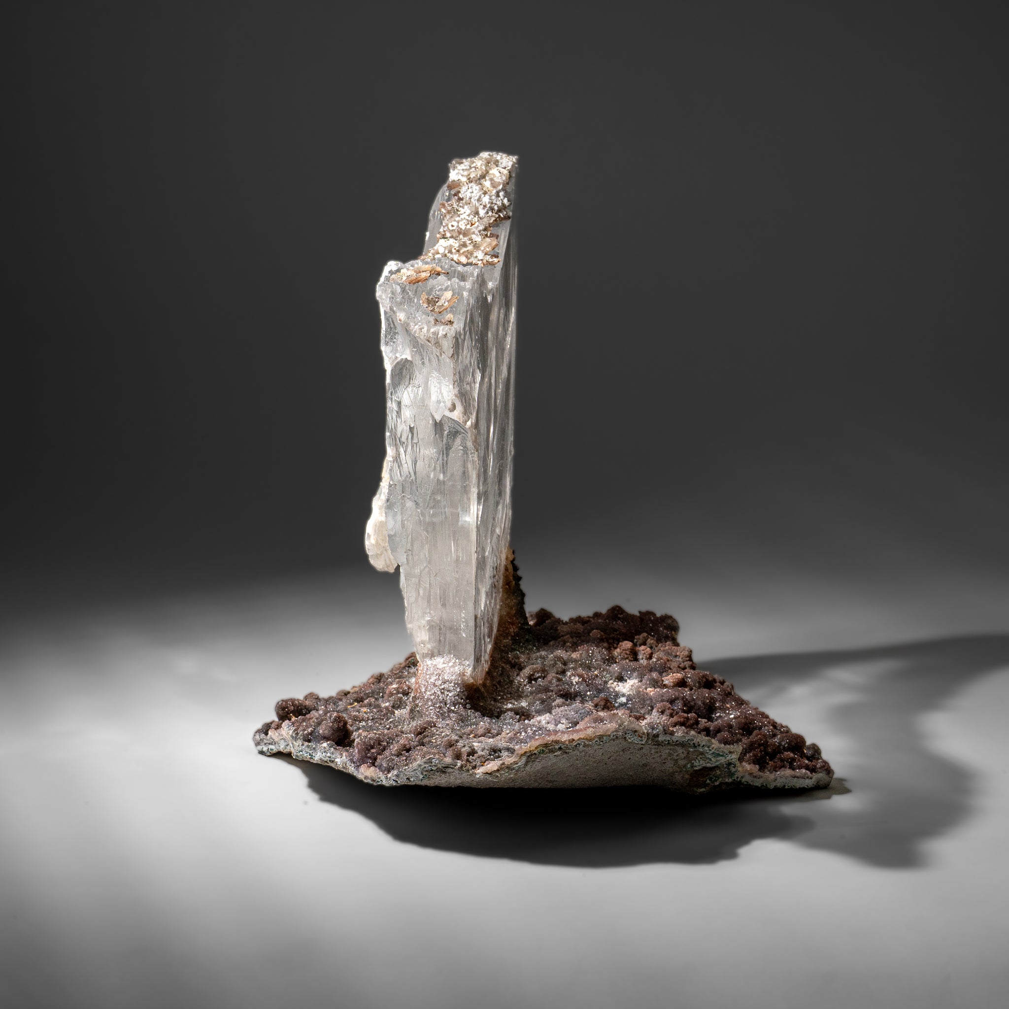Gypsum Var. Selenite on Matrix from Rio Grande do Sul, Brazil (16 lbs)
