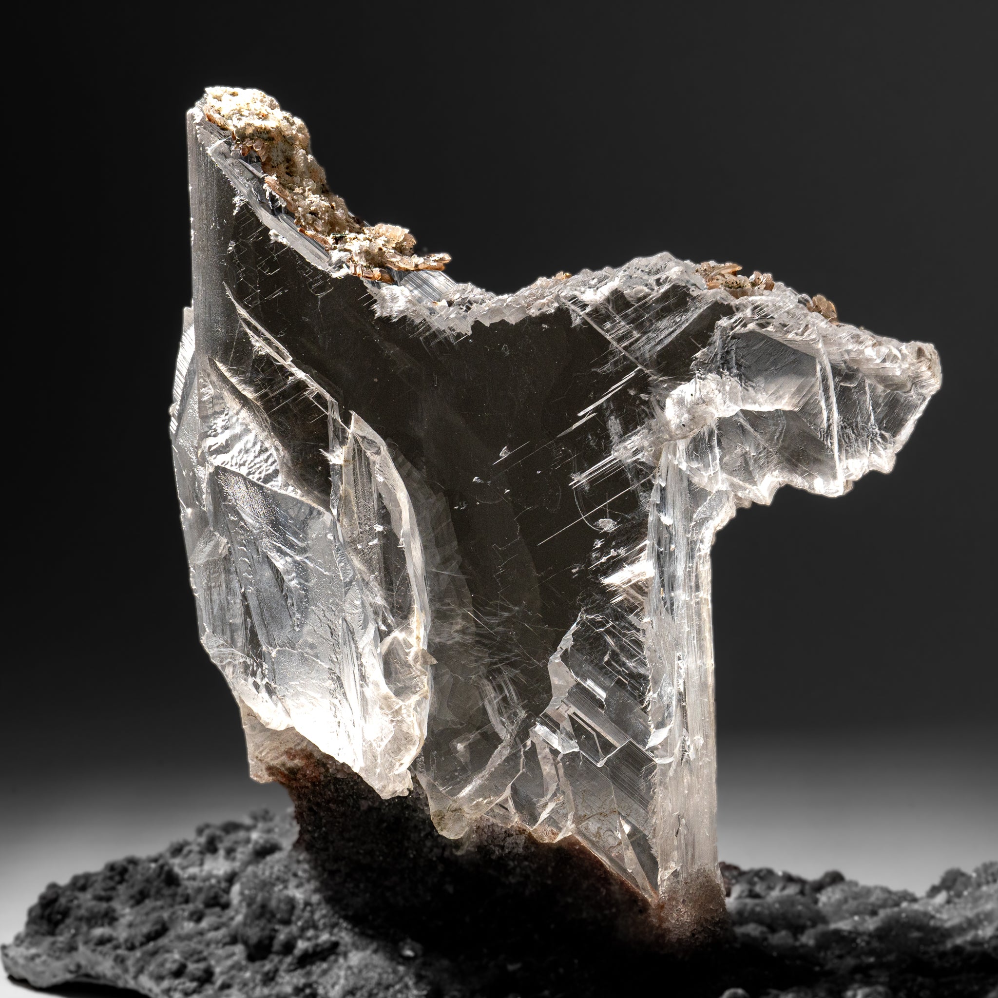Gypsum Var. Selenite on Matrix from Rio Grande do Sul, Brazil (16 lbs)