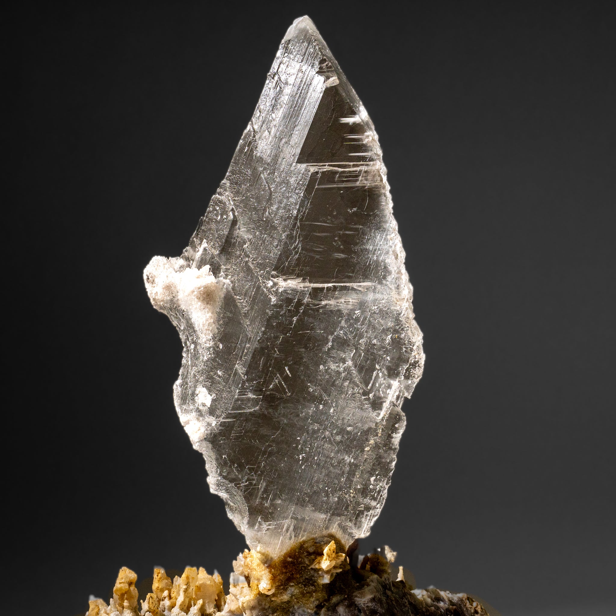 Gypsum Var. Selenite on Matrix from Rio Grande do Sul, Brazil (29.5 lbs)