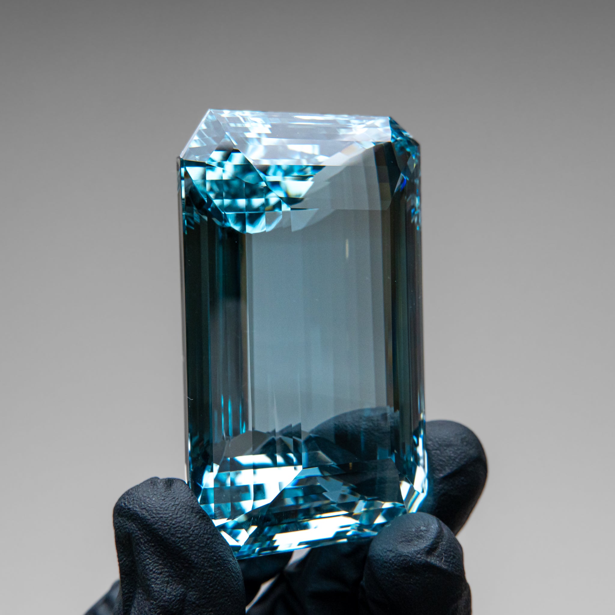 1185.5ct. Blue Topaz Emerald Cut Gemstone from Brazil