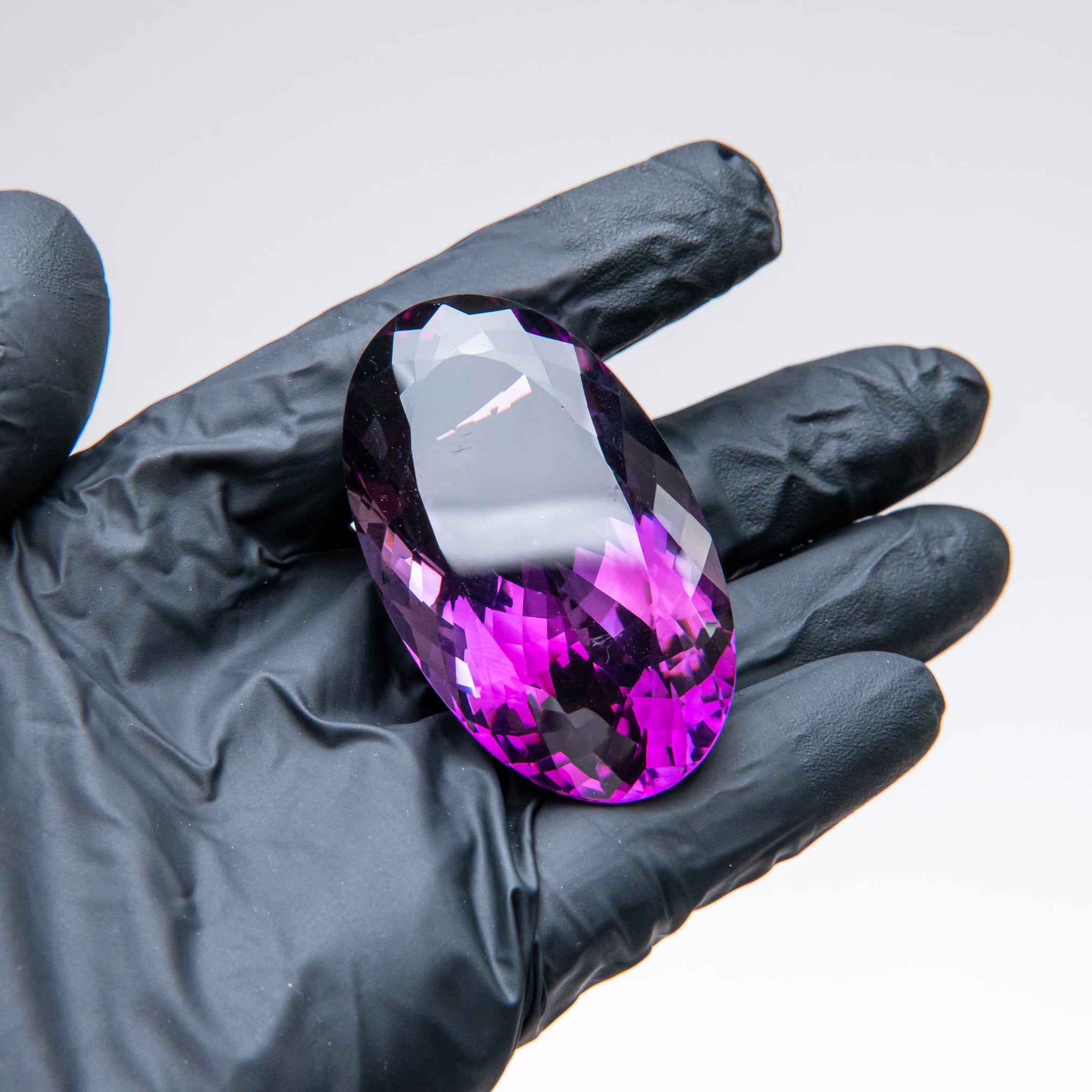 Amethyst Oval Cut Gemstone (313.5ct) from Brazil