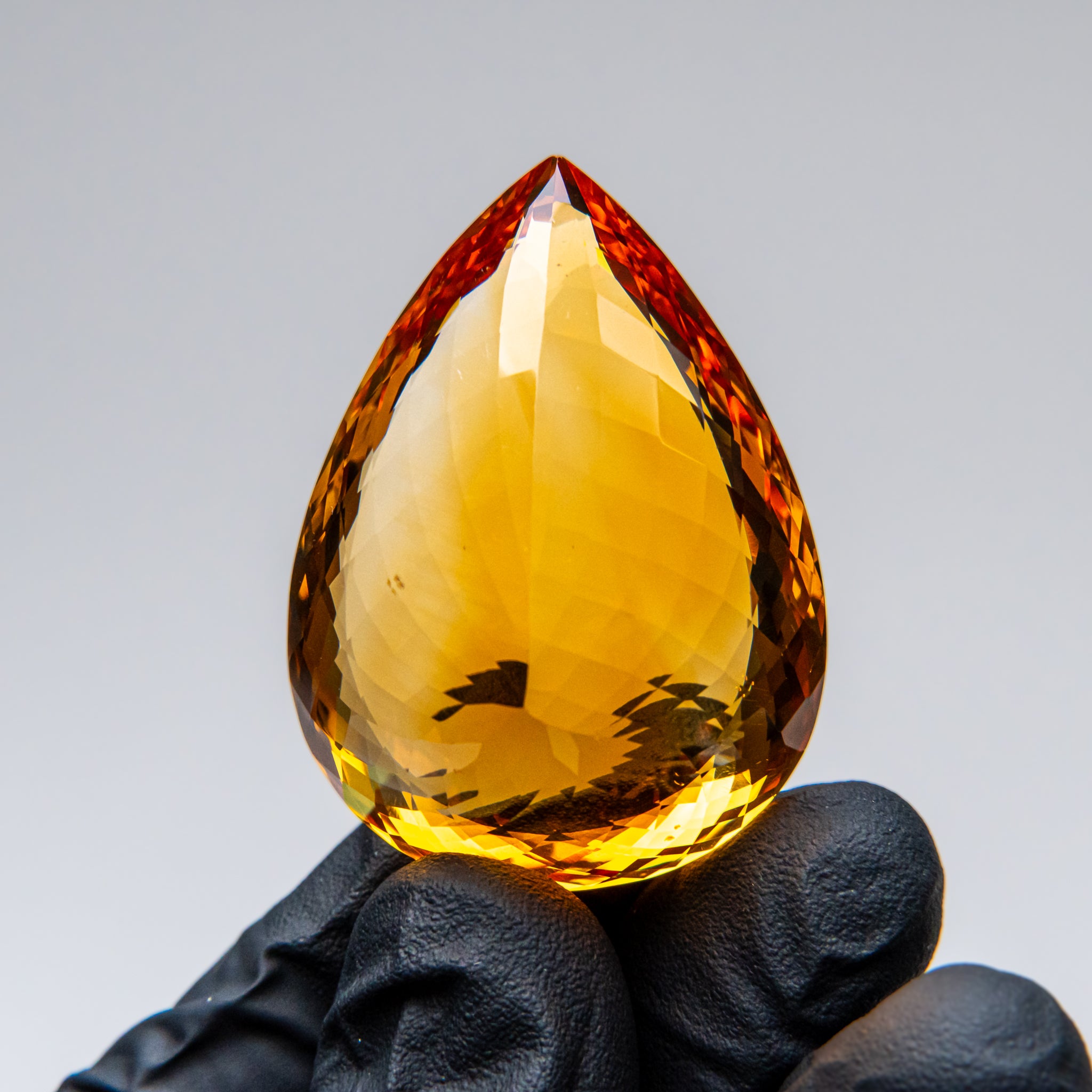 Citrine Teardrop Cut Gemstone (227.5ct) from Brazil