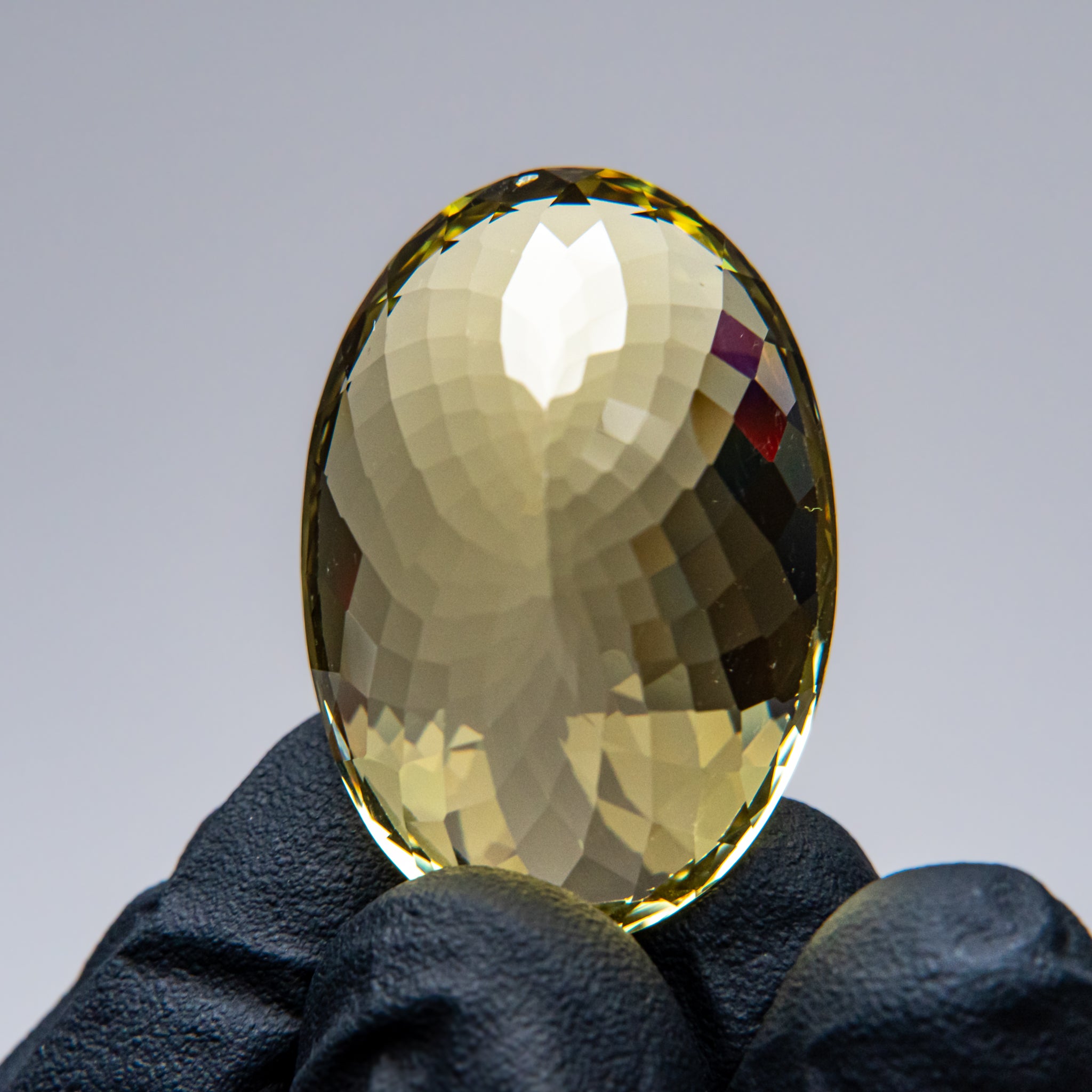 Heliodor Oval Cut Gemstone (166ct) from Russia