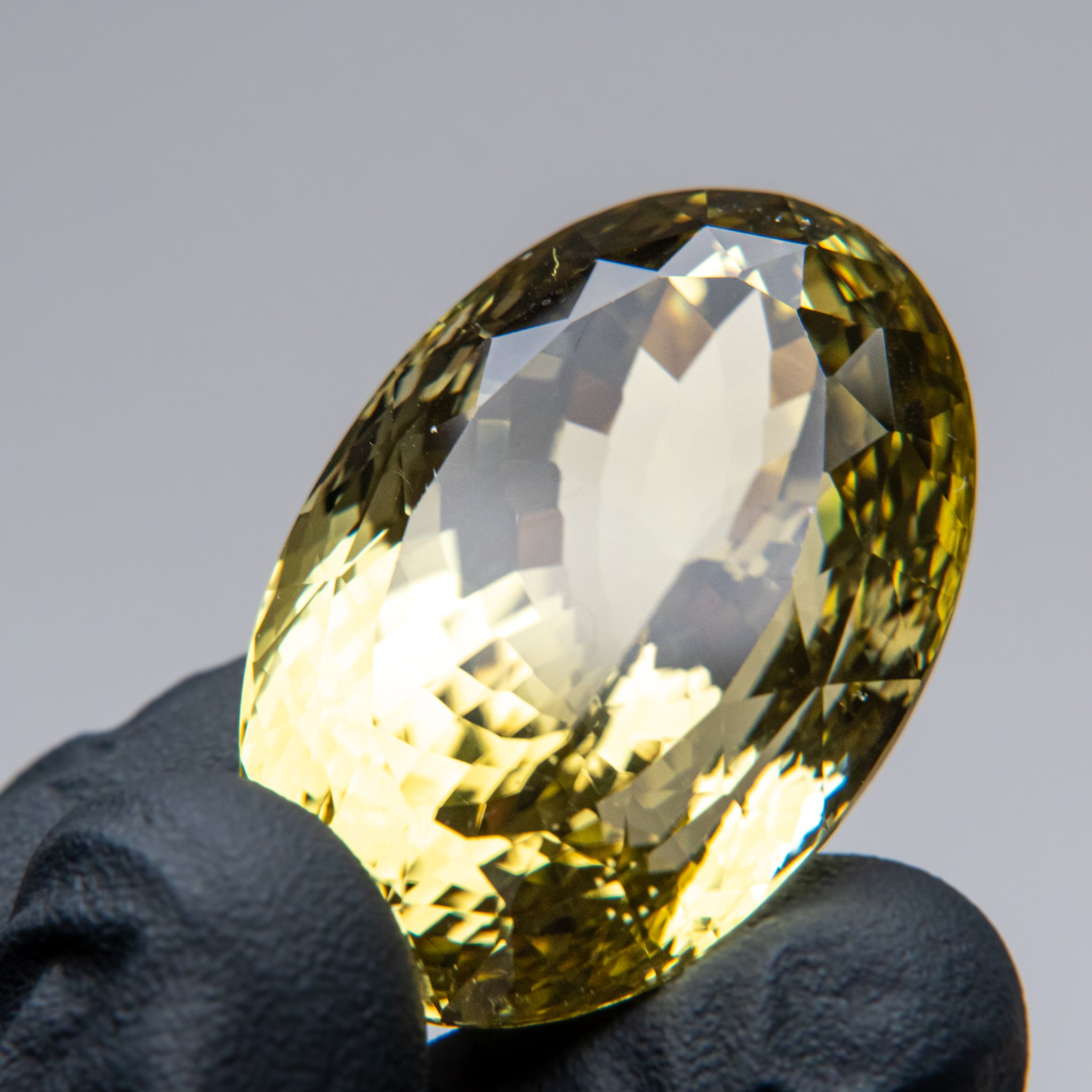 Heliodor Oval Cut Gemstone (166ct) from Russia