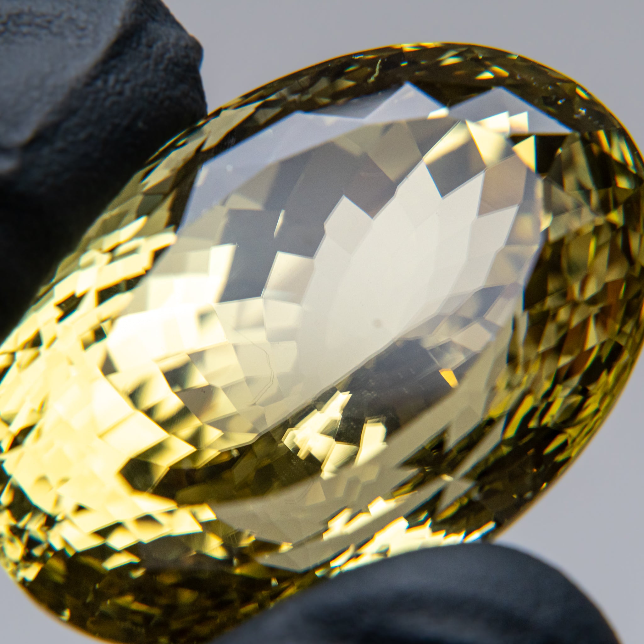 Heliodor Oval Cut Gemstone (166ct) from Russia