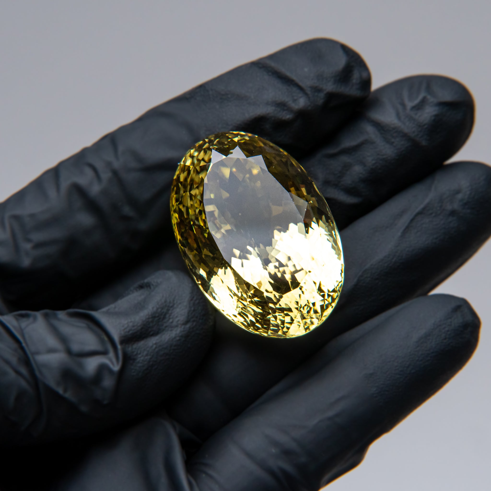 Heliodor Oval Cut Gemstone (166ct) from Russia