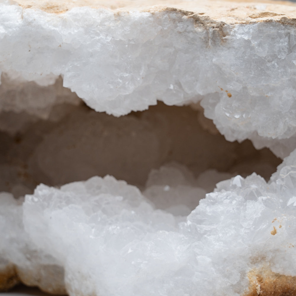 Genuine Calcite Geode From Morocco (16.6 lbs)