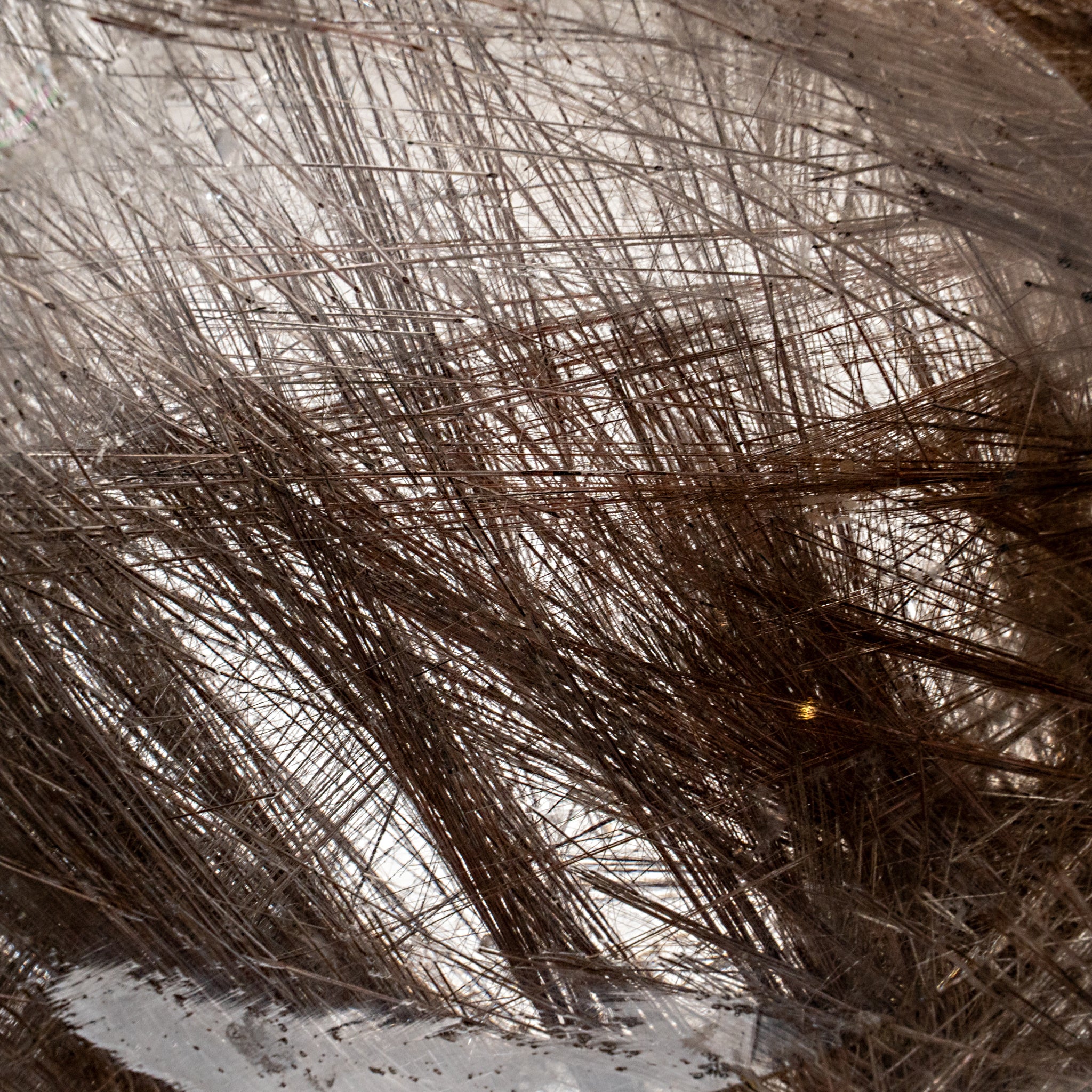 Gem Museum Quality Silver Rutilated Quartz Bowl from Brazil (7.5 lbs)