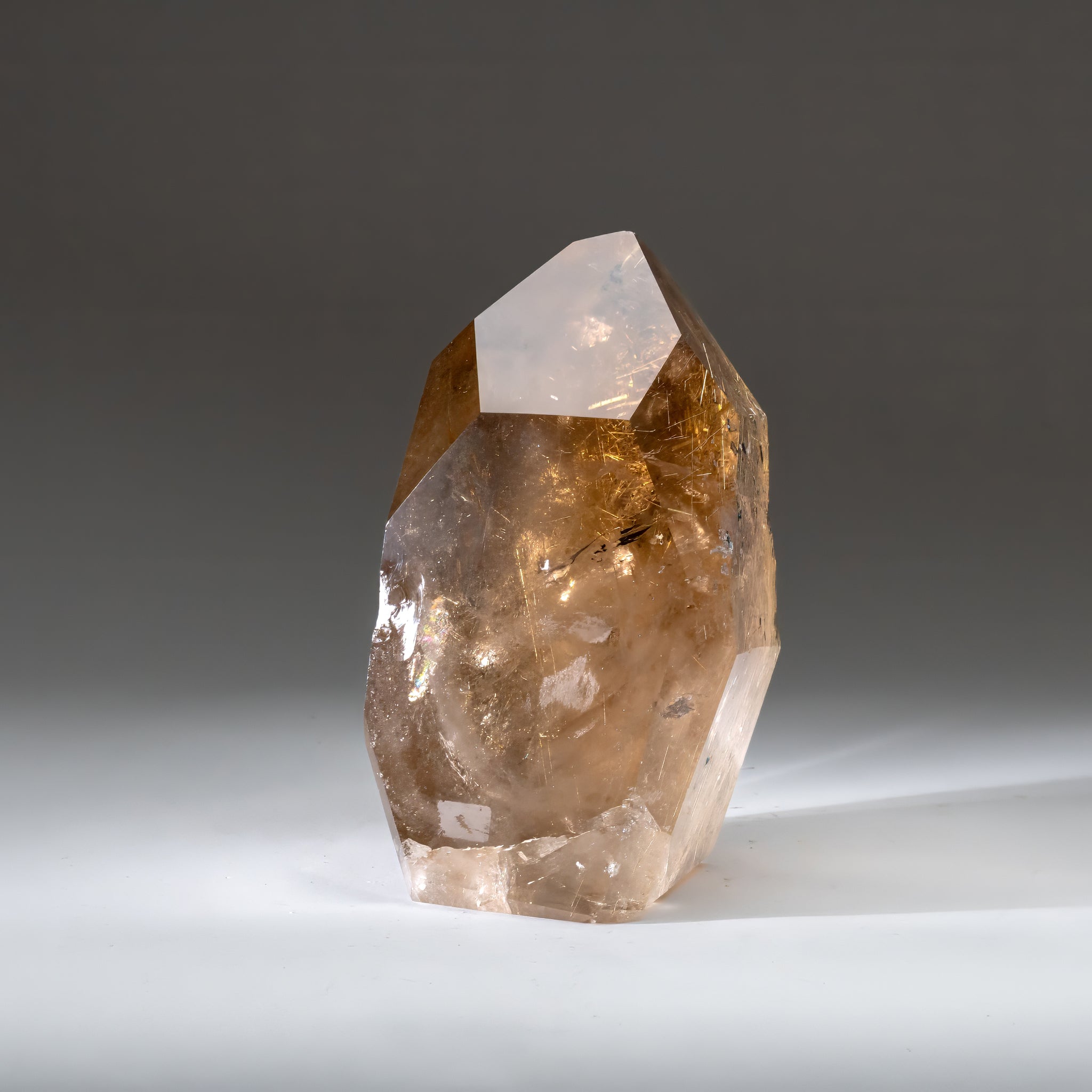 Museum Quality Silver Rutilated Quartz Point from Brazil (7 lbs)