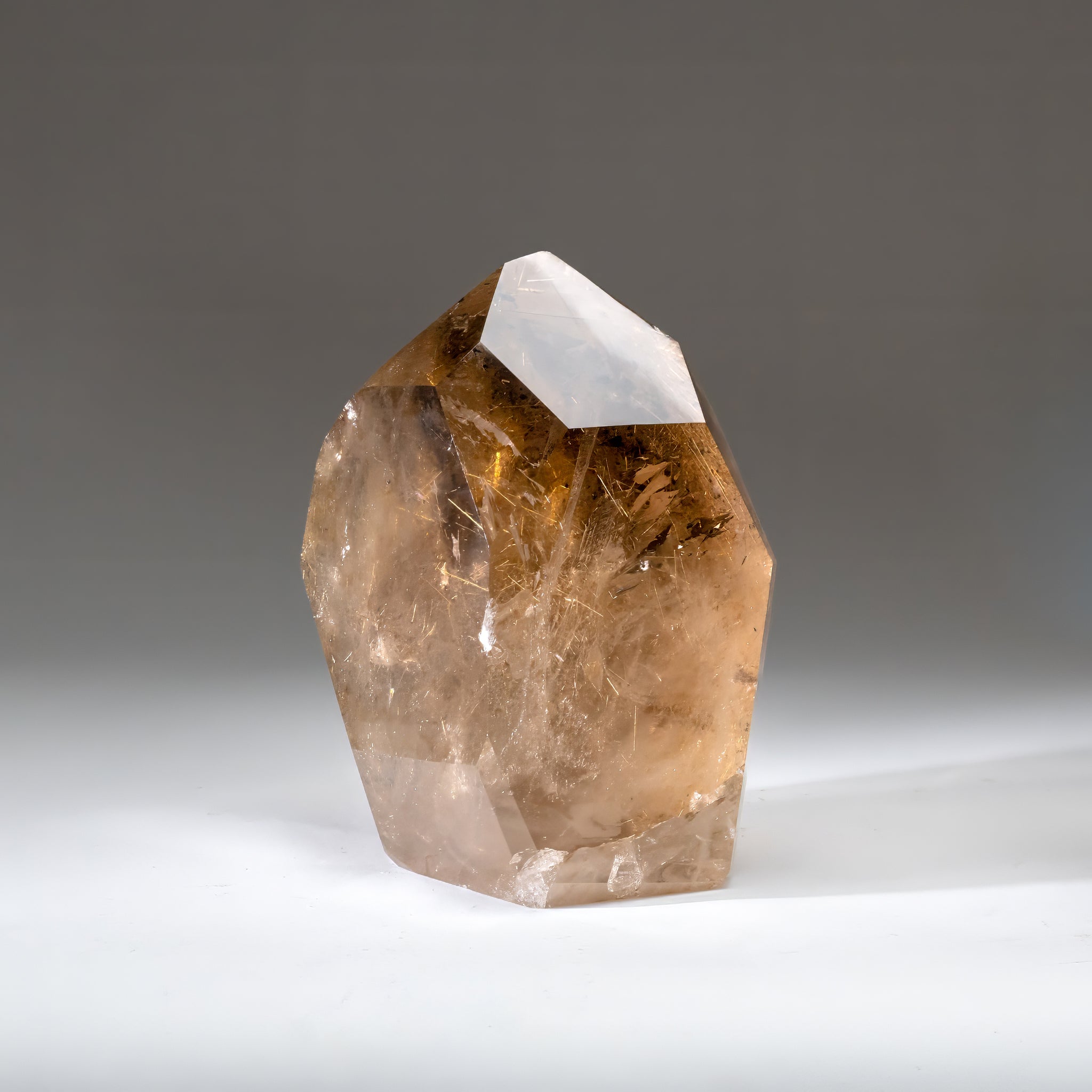Museum Quality Silver Rutilated Quartz Point from Brazil (7 lbs)