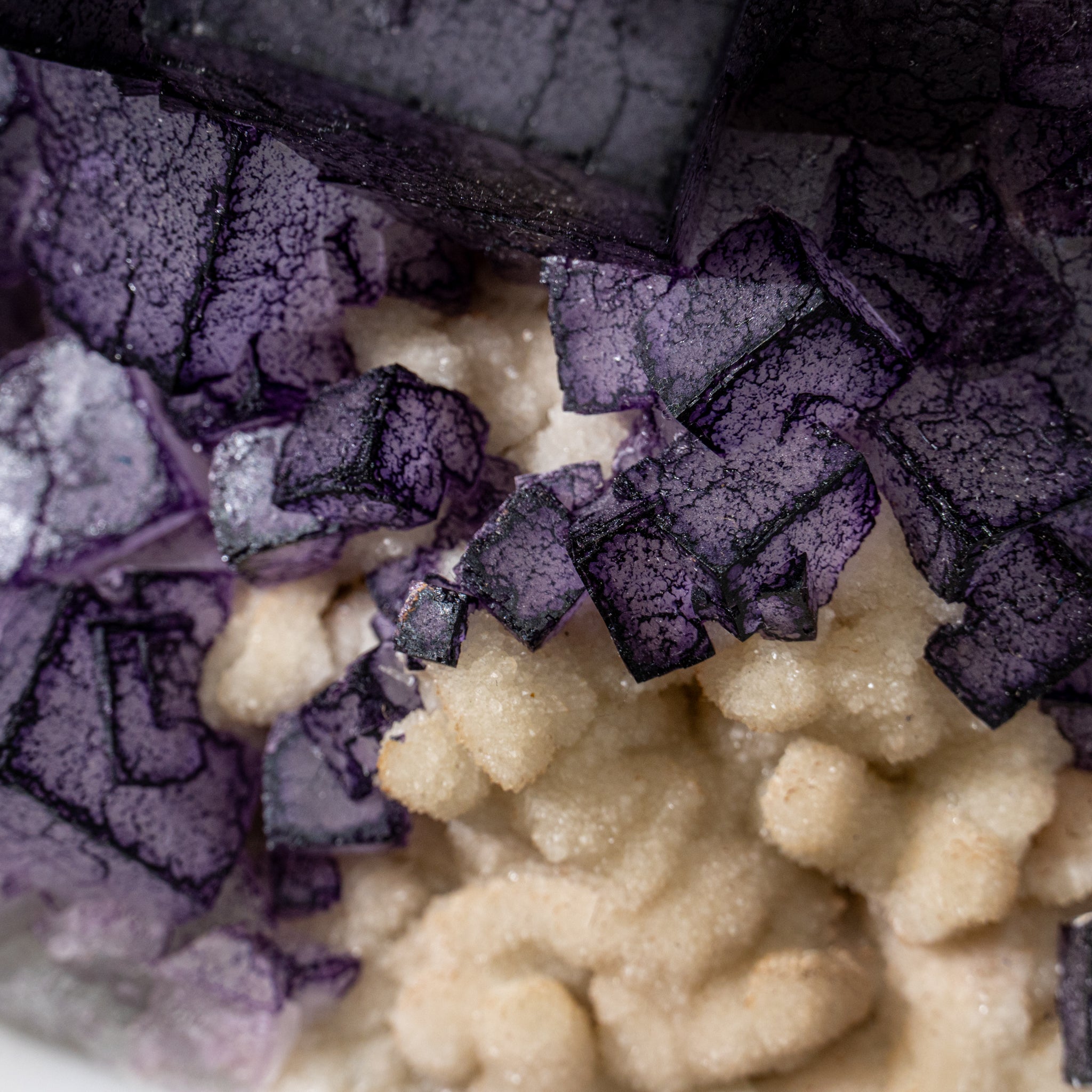 Purple Fluorite from Hunan Province, China