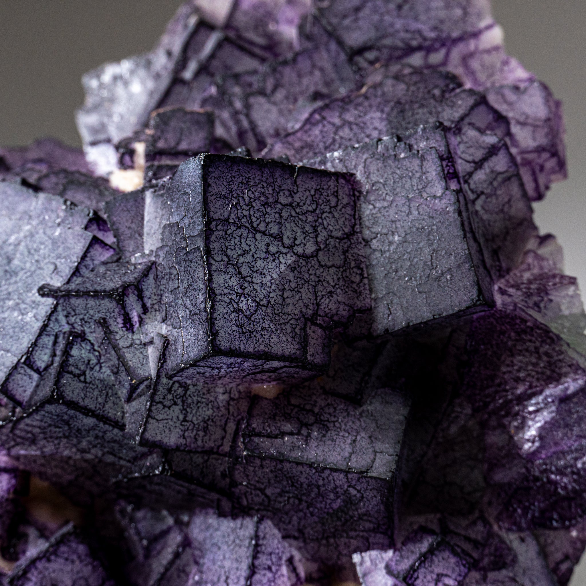 Purple Fluorite from Hunan Province, China