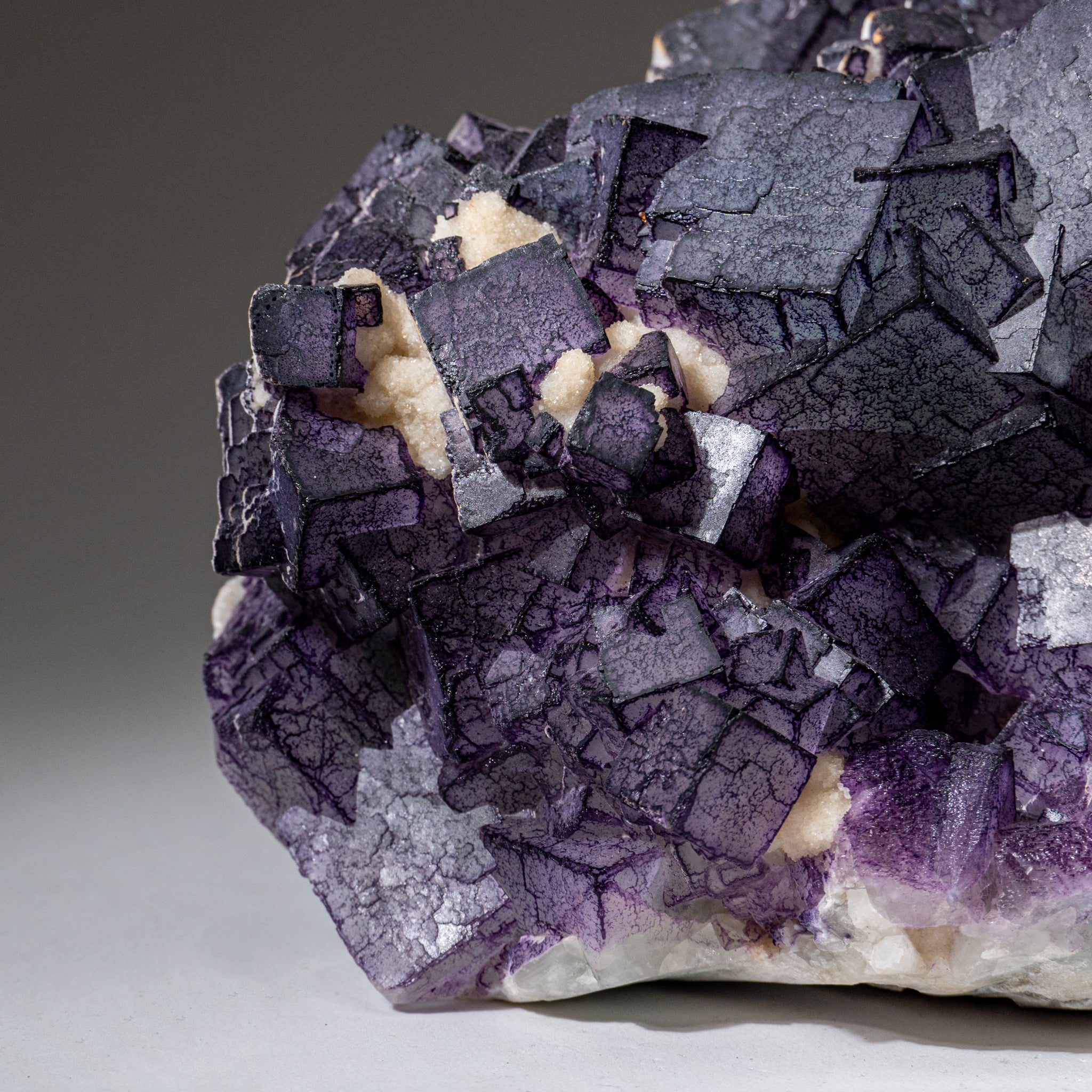 Purple Fluorite from Hunan Province, China