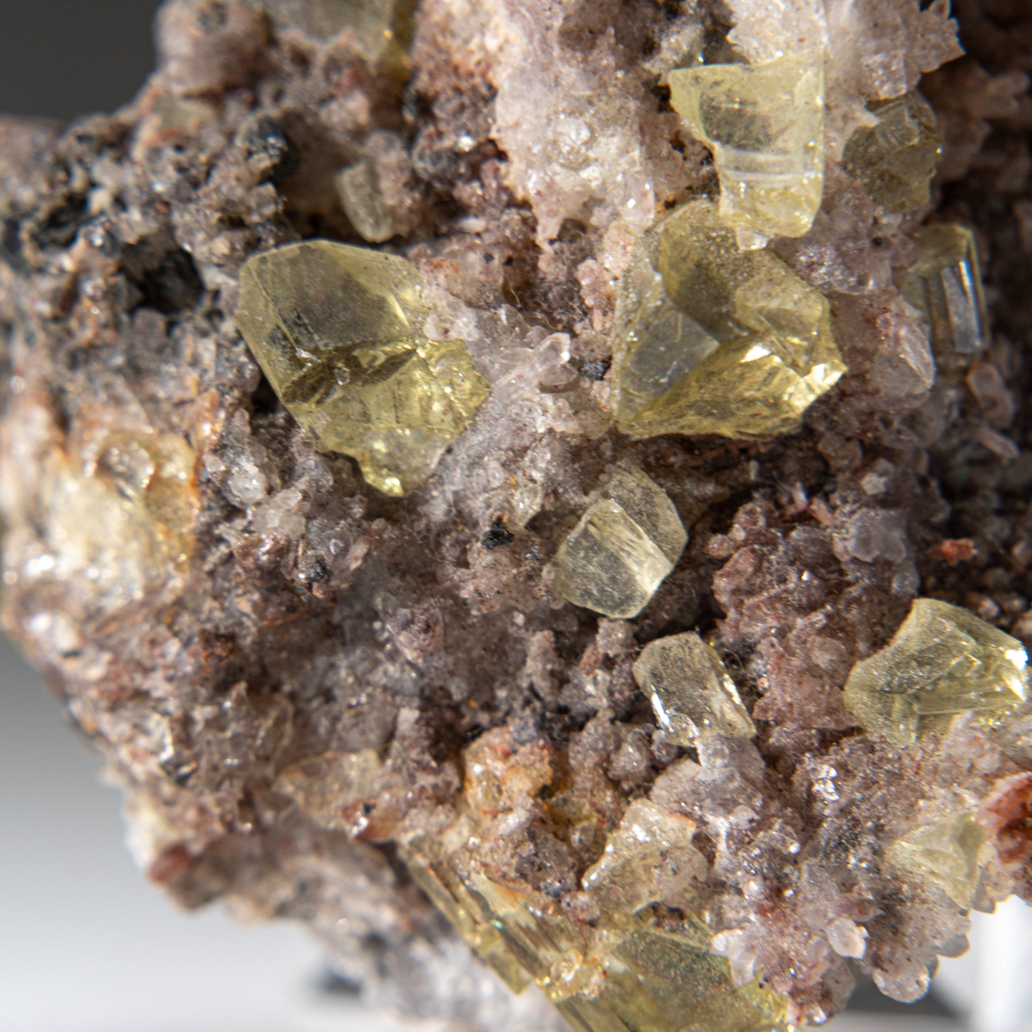 Fluorapatite crystals in Quartz from Cerro de Mercado, Durango, Mexico