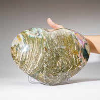 Large Polished Ocean Jasper Heart from Madagascar (18.5 lbs