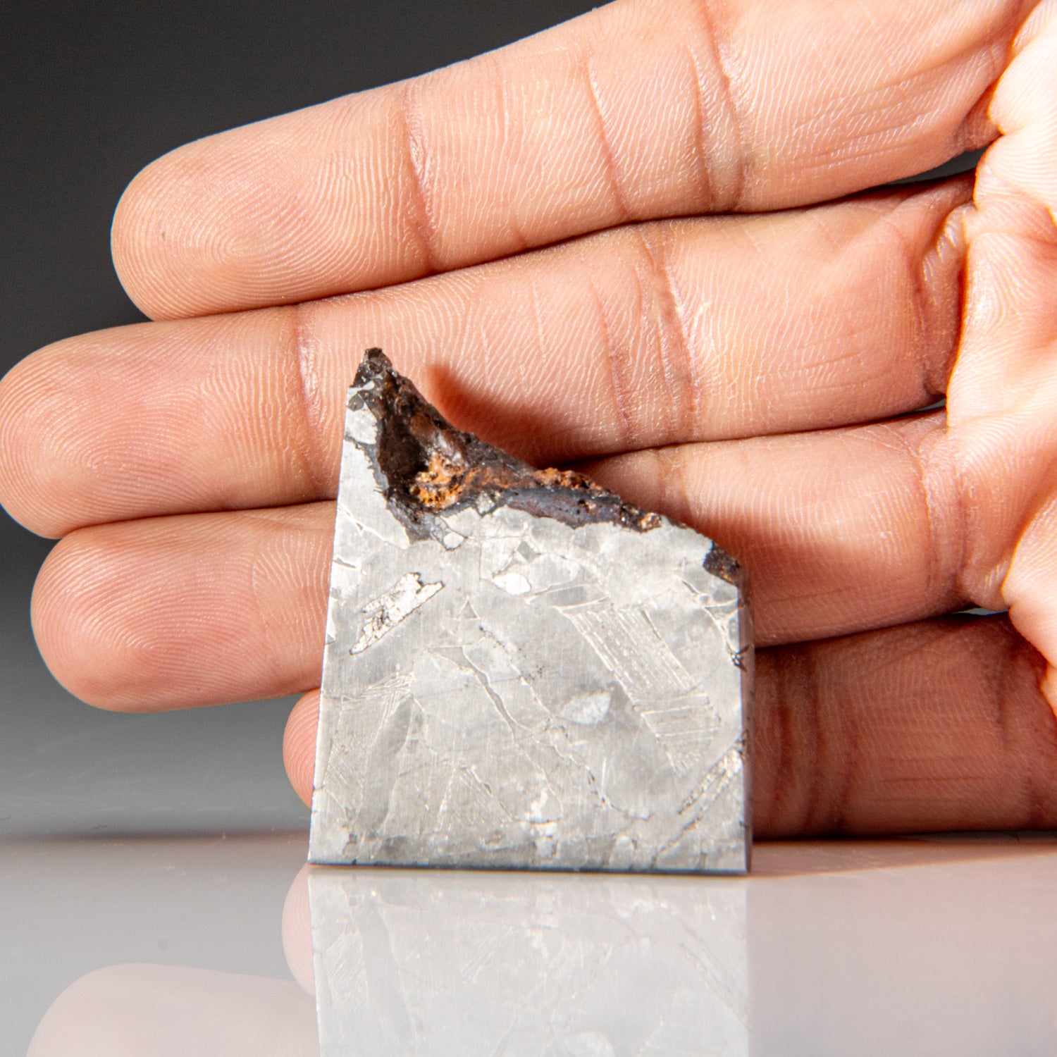 Genuine Muonionalusta Meteorite Slice (35.9 grams)