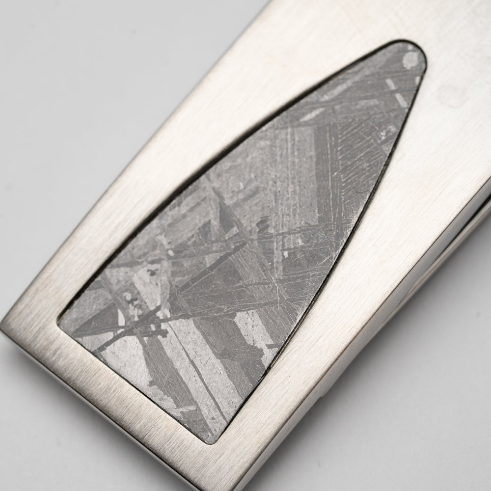 Muonionalusta Meteorite Stainless Steel Money Clip