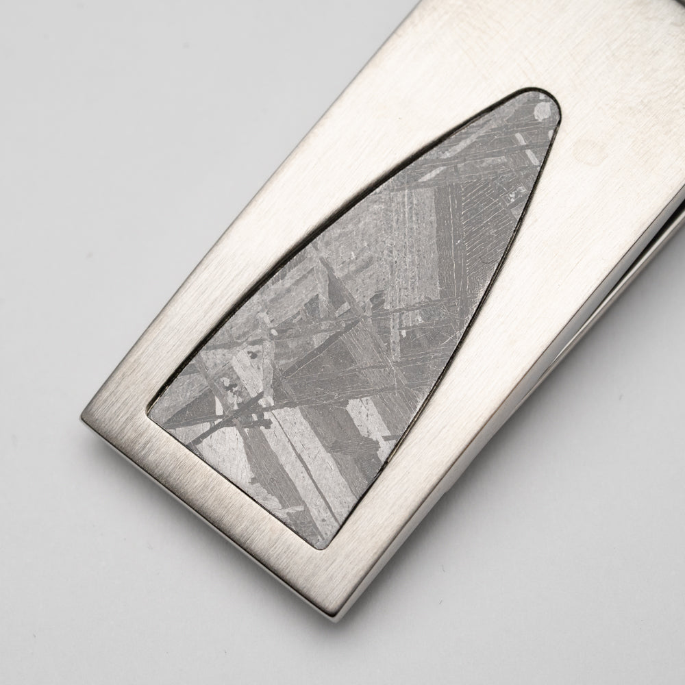 Muonionalusta Meteorite Stainless Steel Money Clip