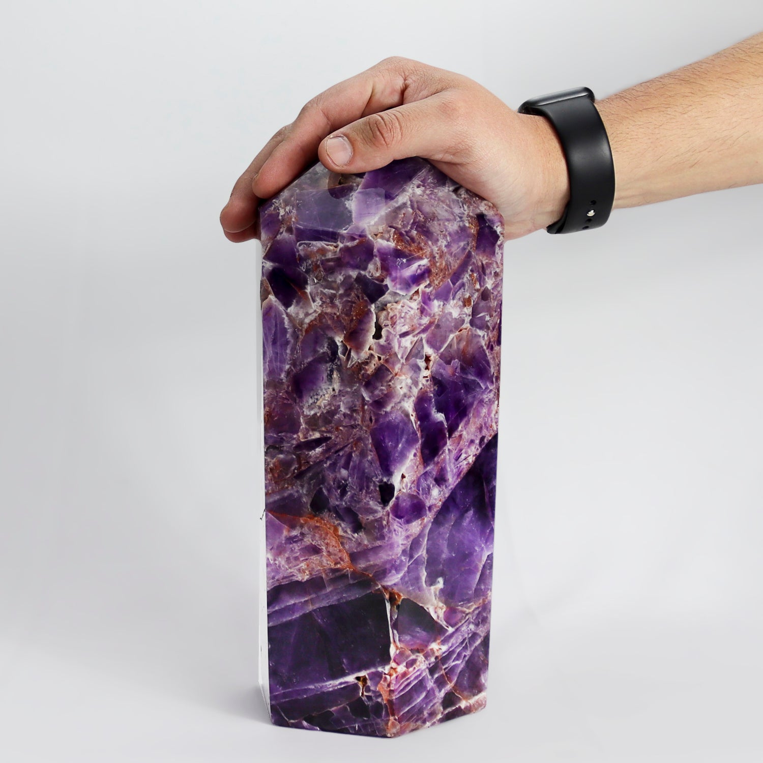 Polished Amethyst Crystal Point From Uruguay (12 lbs)