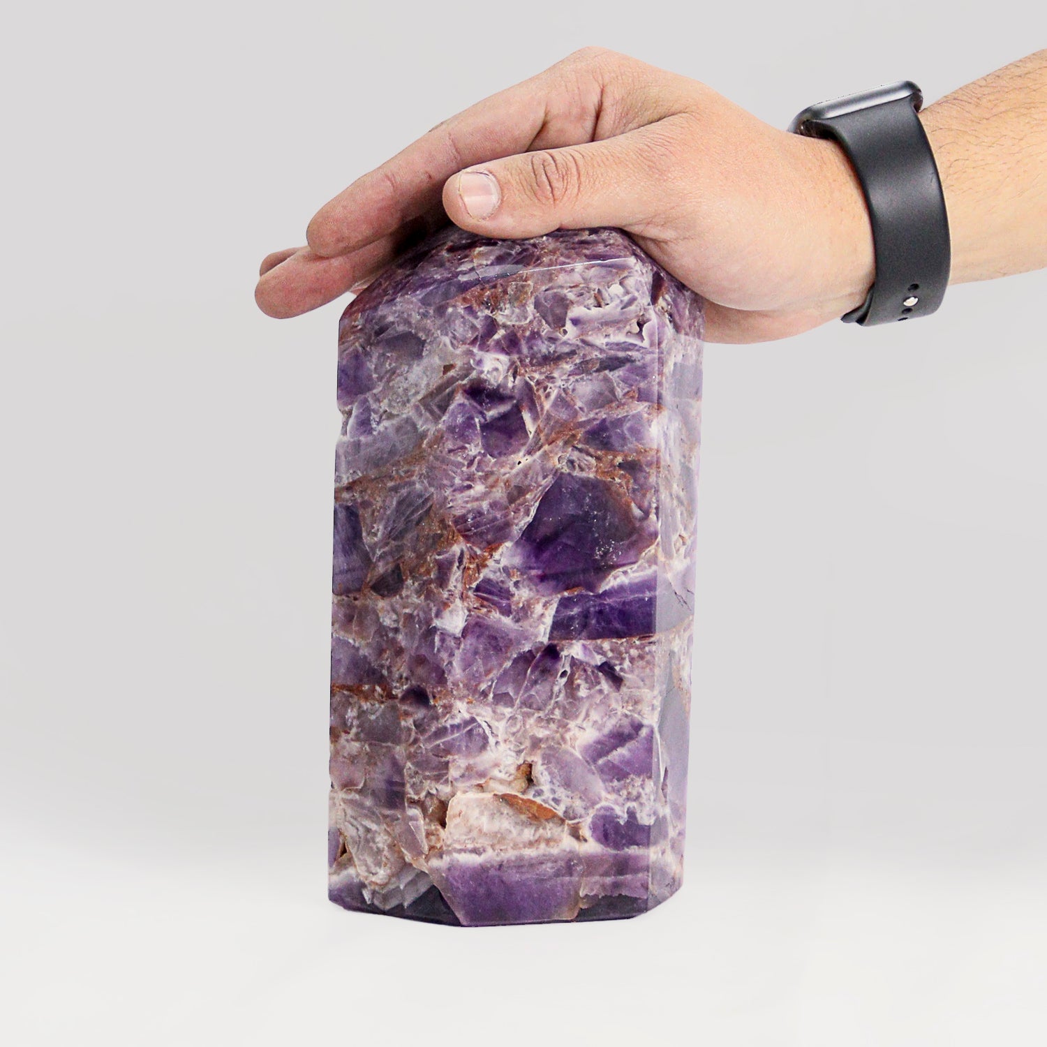 Polished Amethyst Crystal Point From Uruguay (5 lbs)(UR-AMG6)