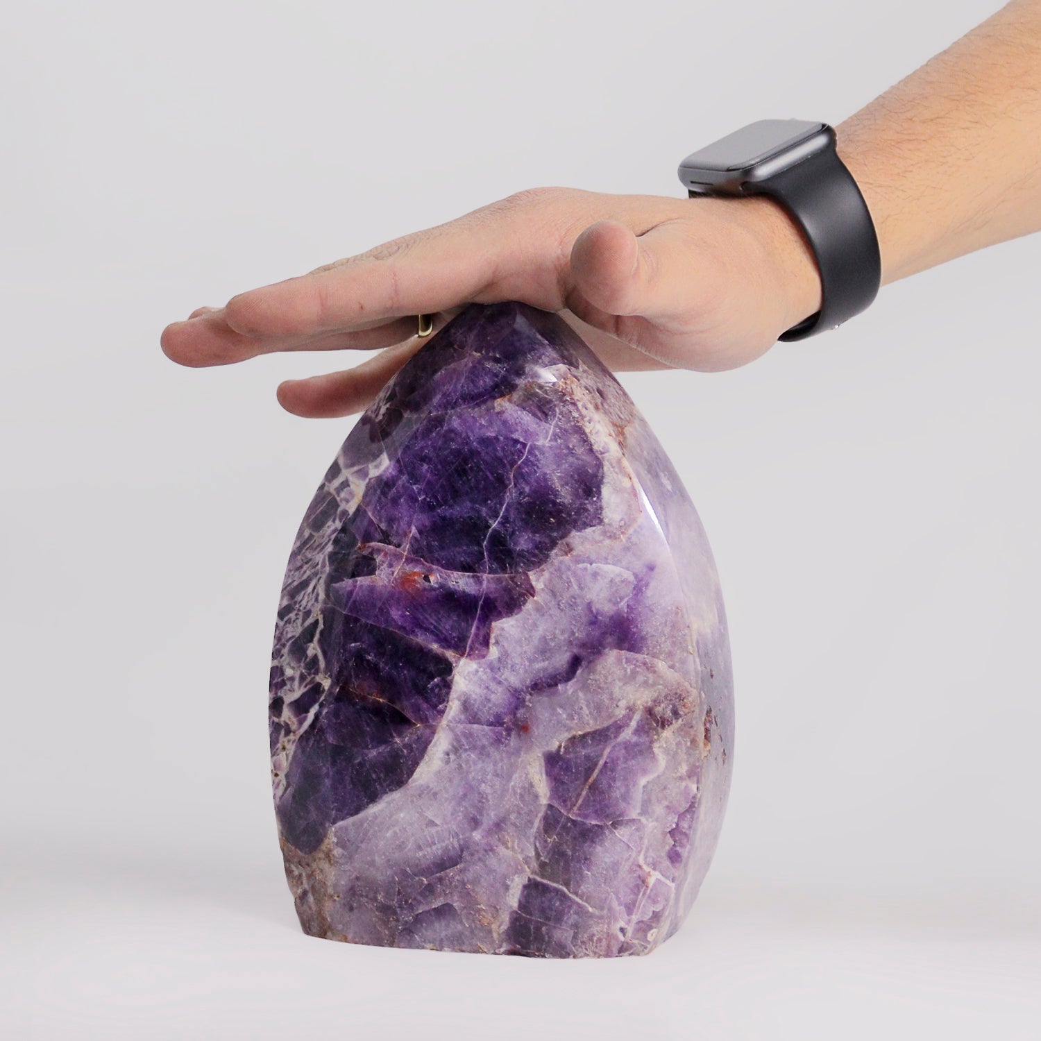 Polished Amethyst Crystal Freeform From Uruguay (5.7 lbs)(UR-AMG7)