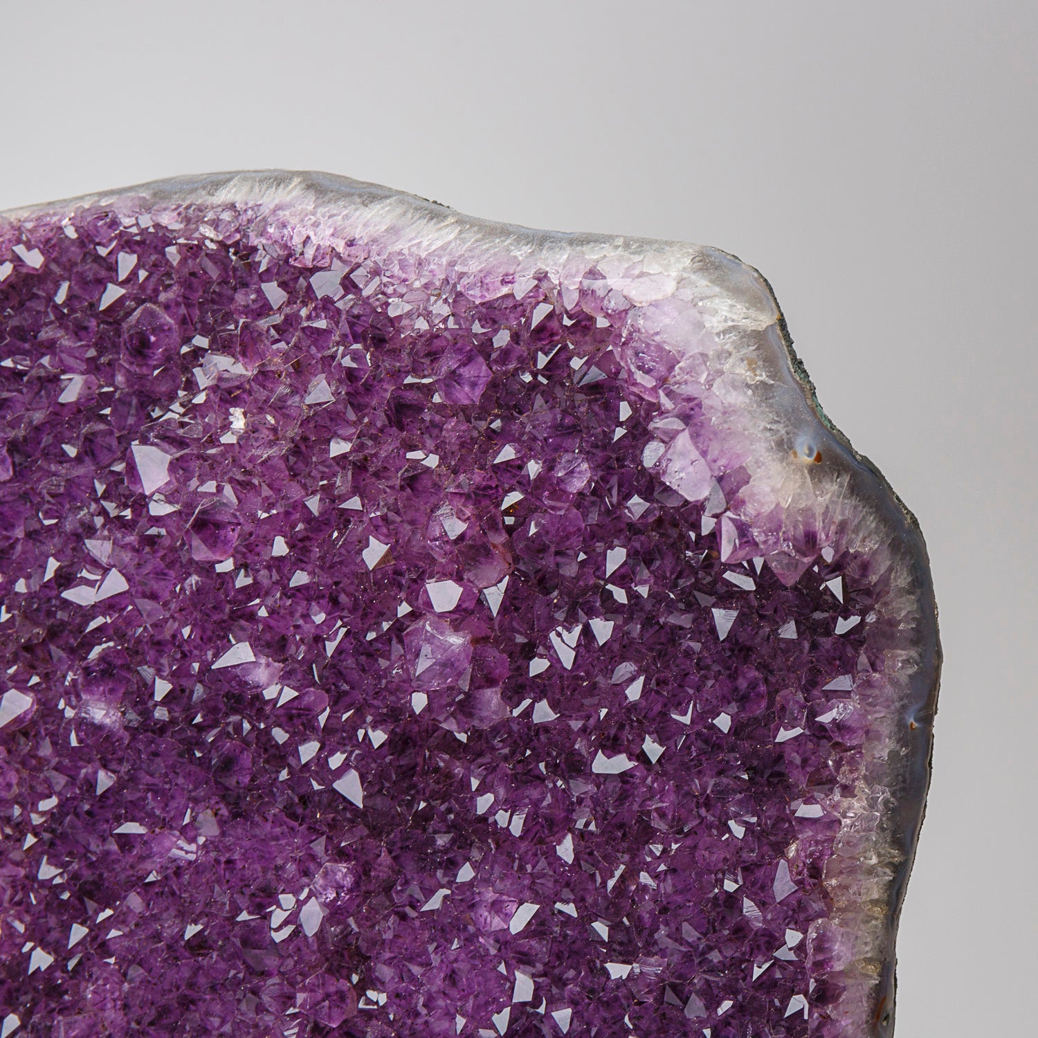 Genuine Amethyst Crystal Cluster on Stand from Brazil (32.5 lbs)