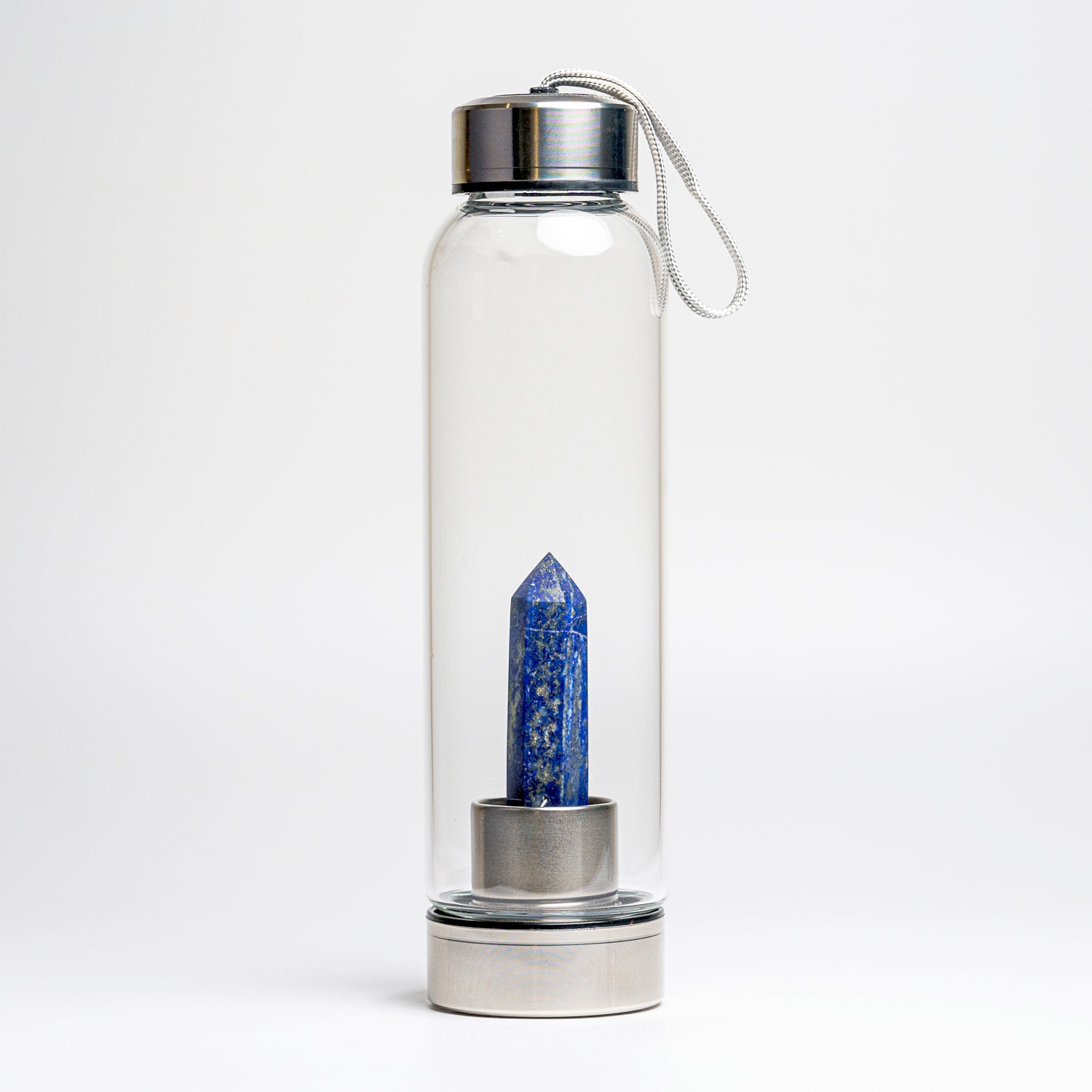 Genuine Lapis Energy Crystal Water Bottle