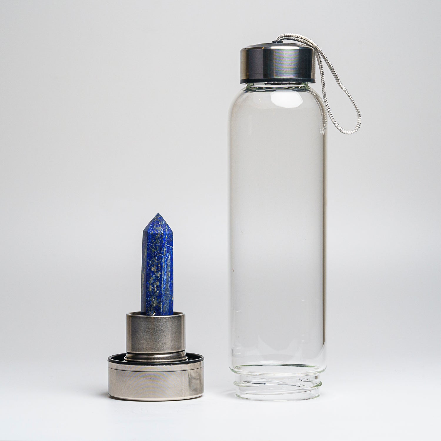 Genuine Lapis Energy Crystal Water Bottle