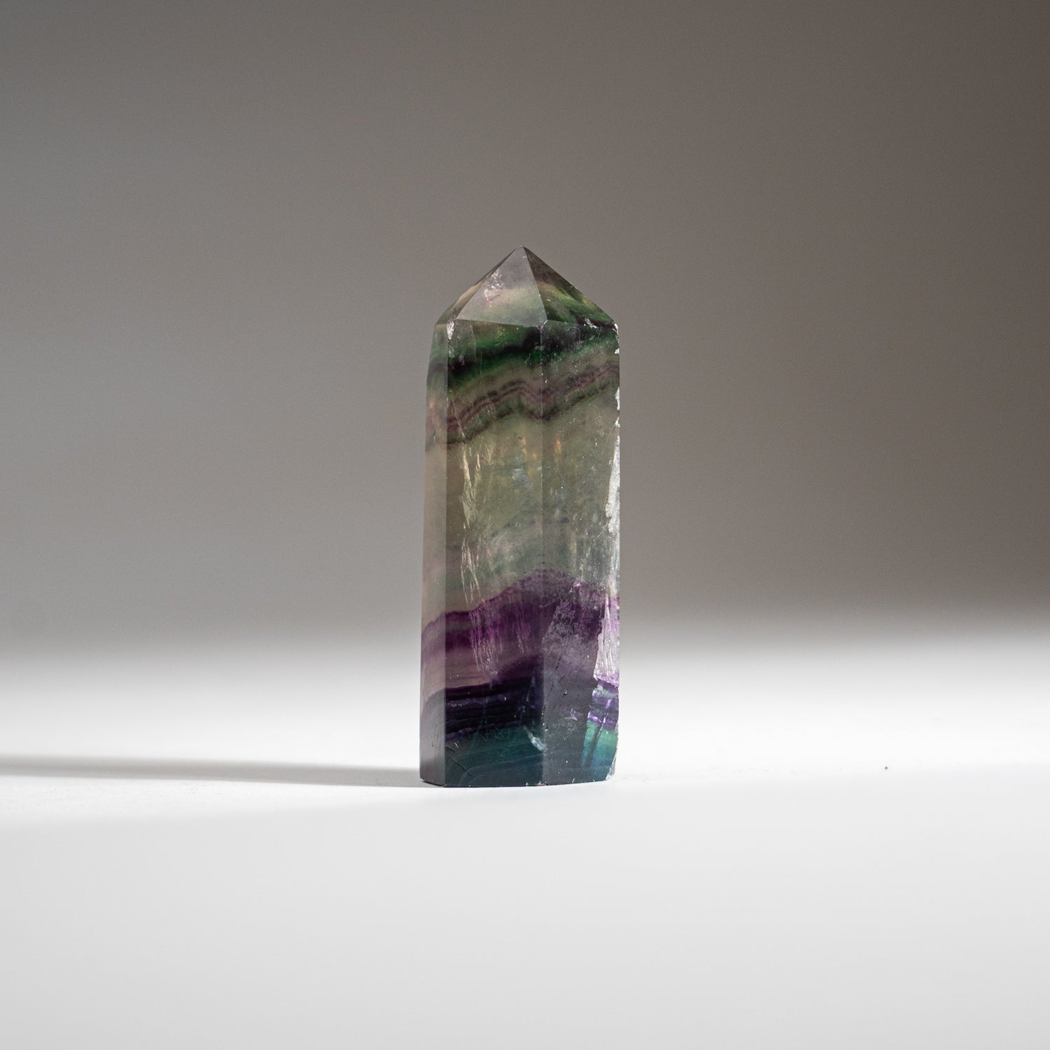 Rainbow Fluorite Point From Mexico (73.4 grams)