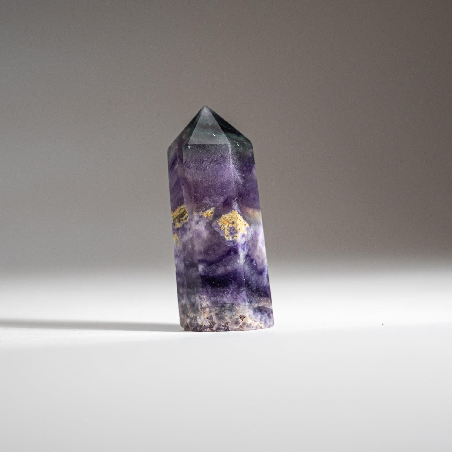 Rainbow Fluorite Point From Mexico (71.1 grams)