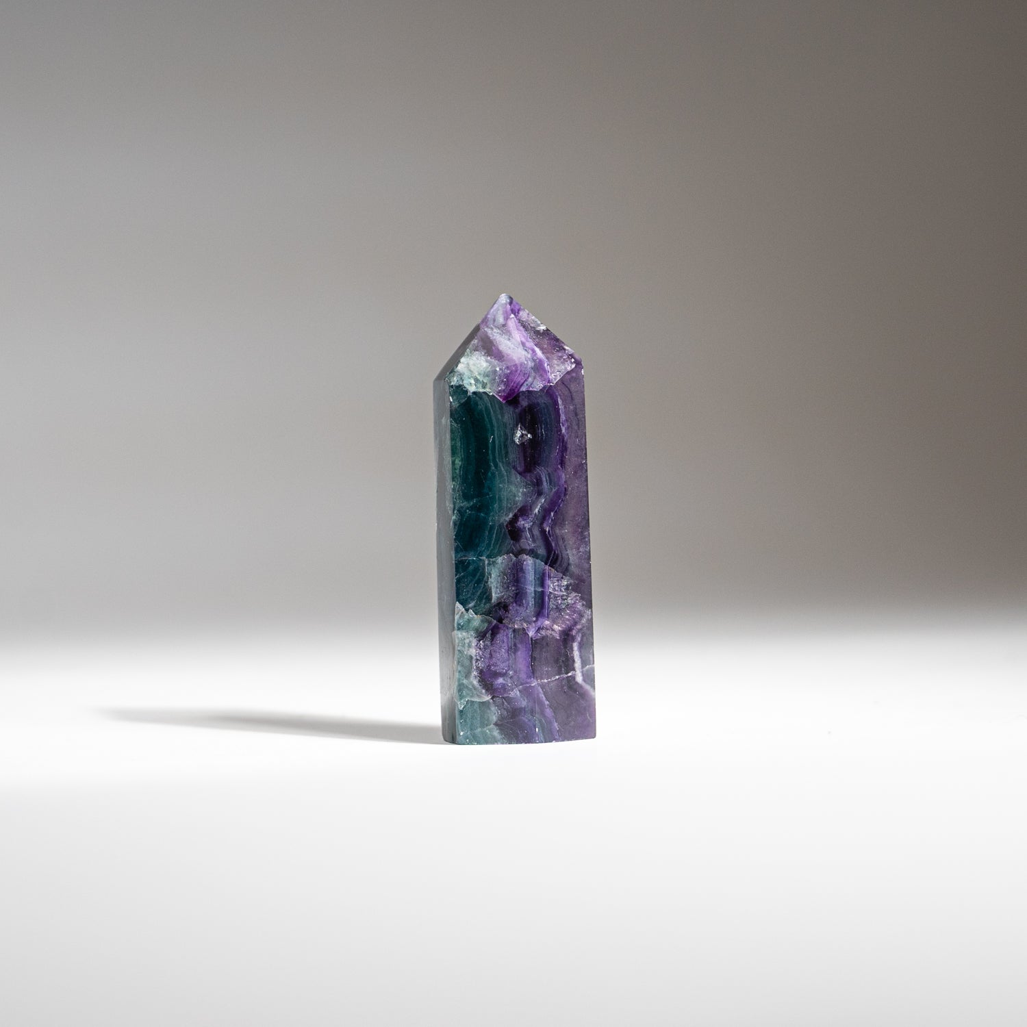 Rainbow Fluorite Point From Mexico (63.4 grams)