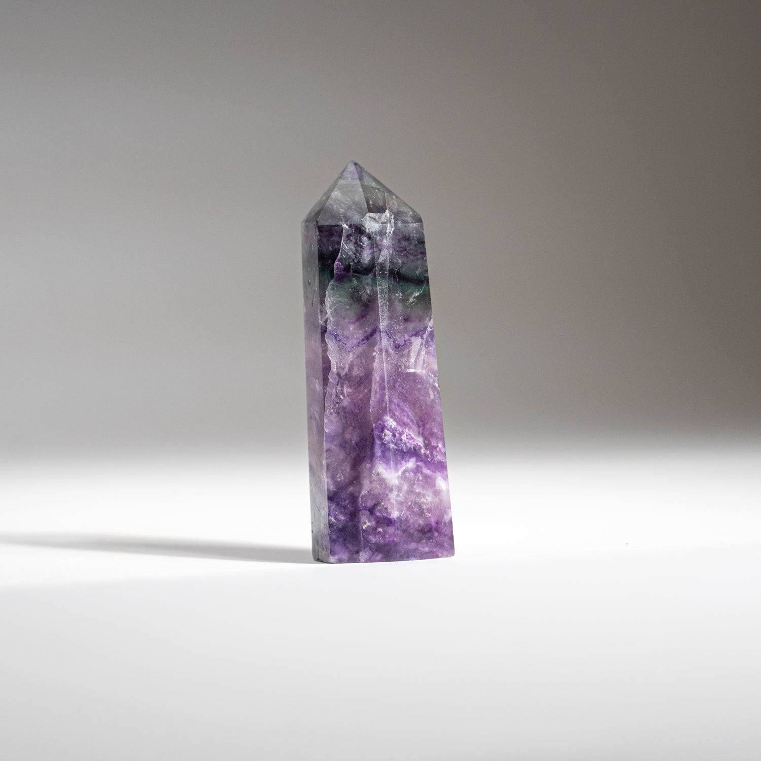 Rainbow Fluorite Point From Mexico (72.2 grams)