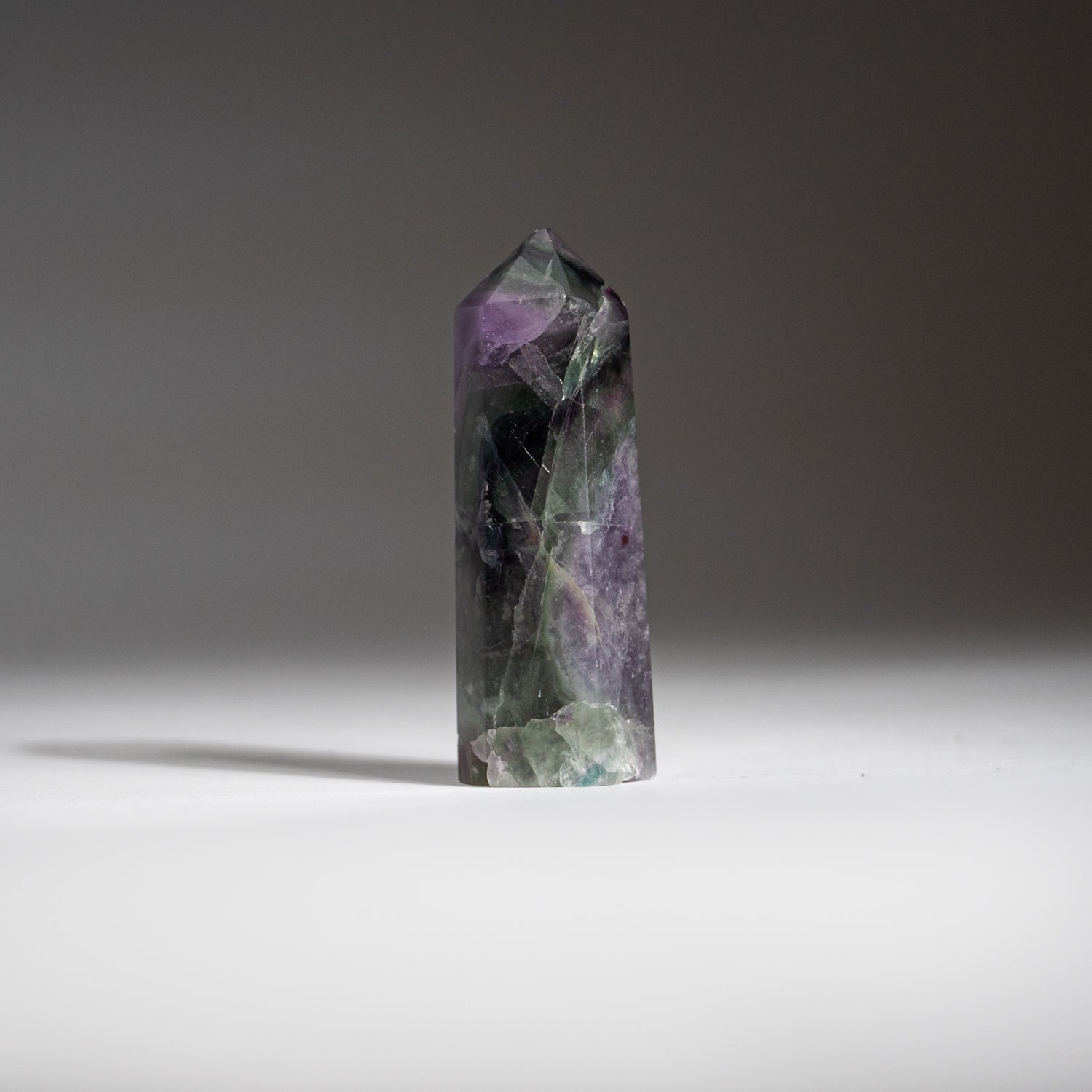 Rainbow Fluorite Point From Mexico (89.9 grams)